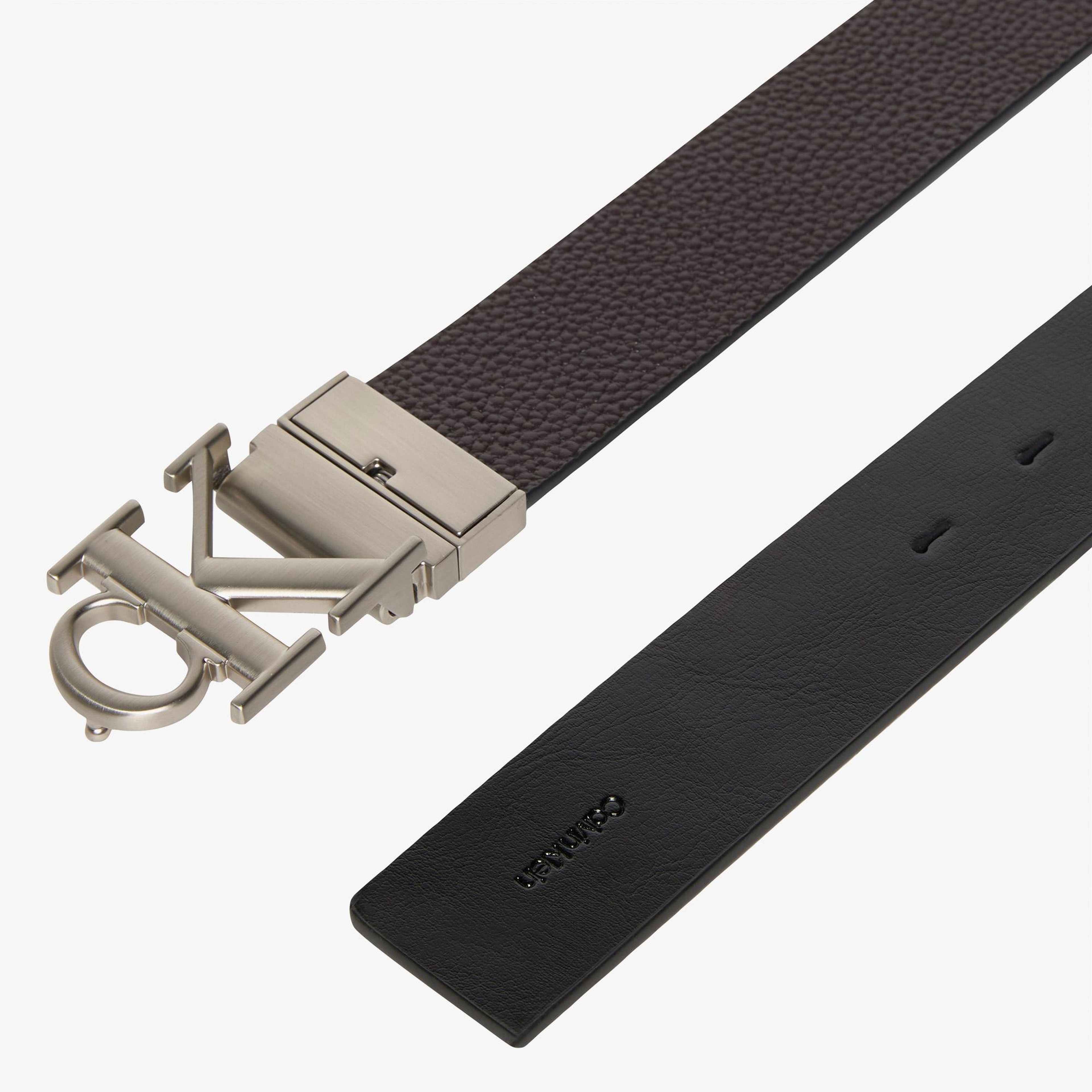 Calvin Klein Buckle Tumbled 35mm Erkek Renkli Kemer