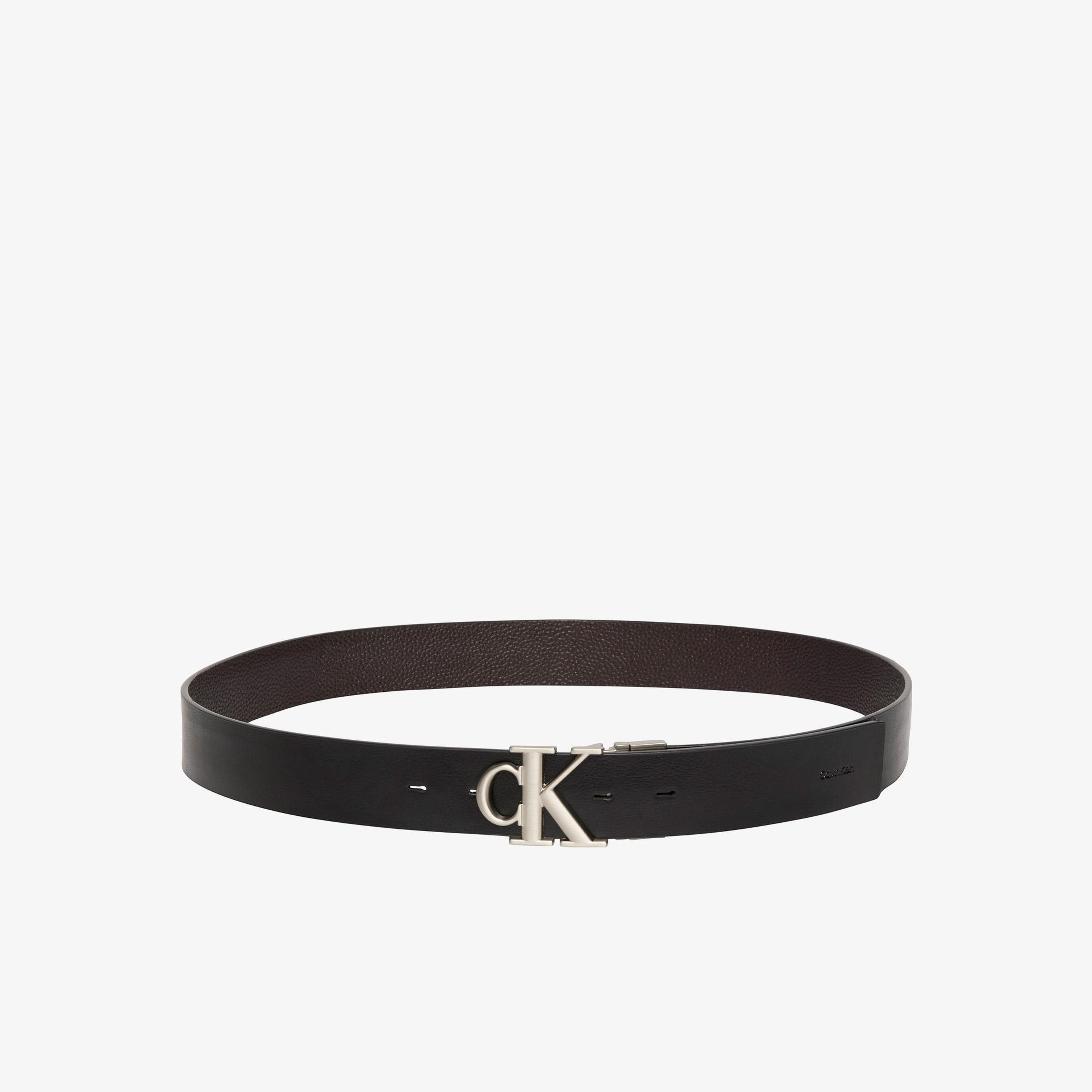Calvin Klein Buckle Tumbled 35mm Erkek Renkli Kemer