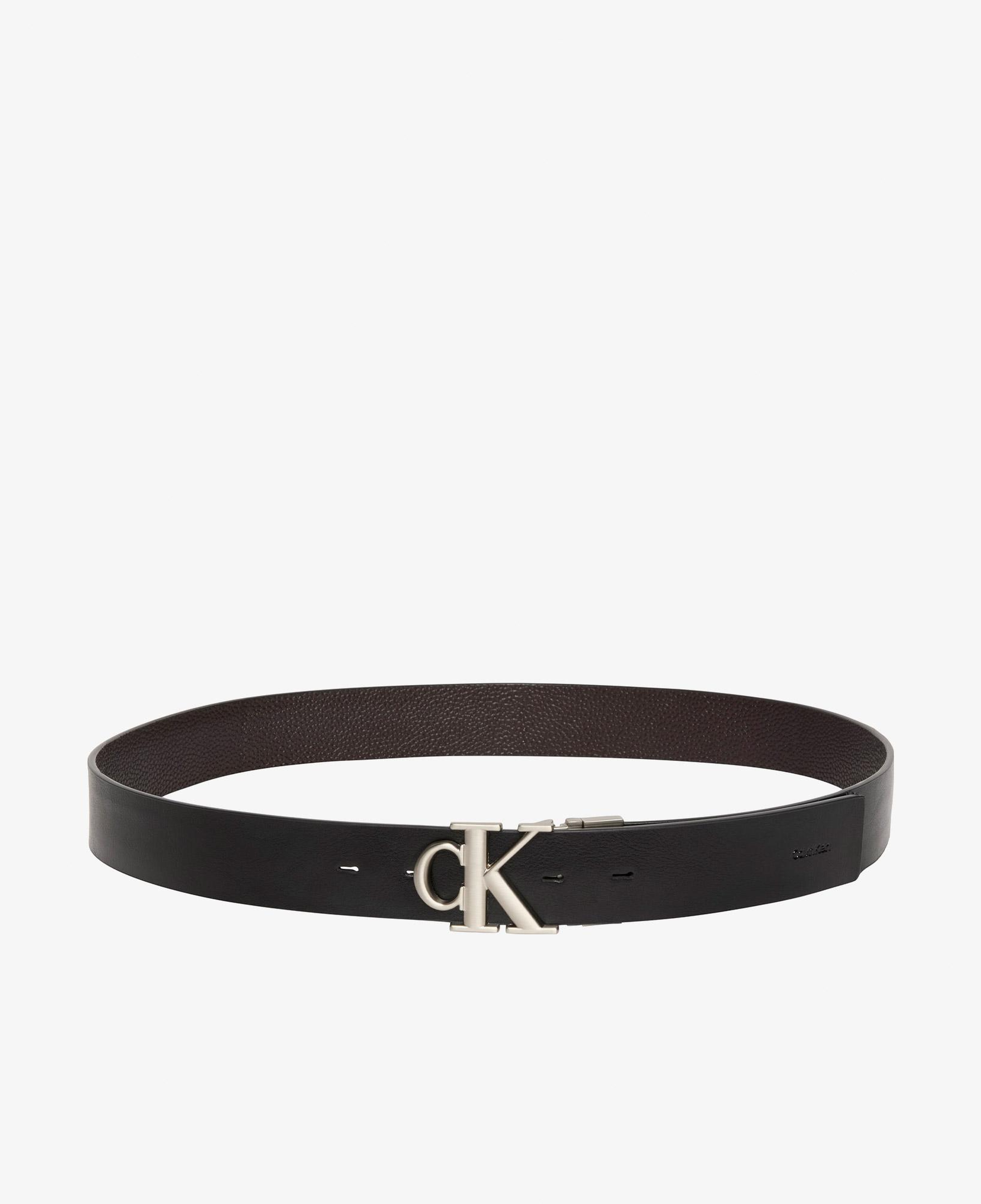 Calvin Klein Buckle Tumbled 35mm Erkek Renkli Kemer