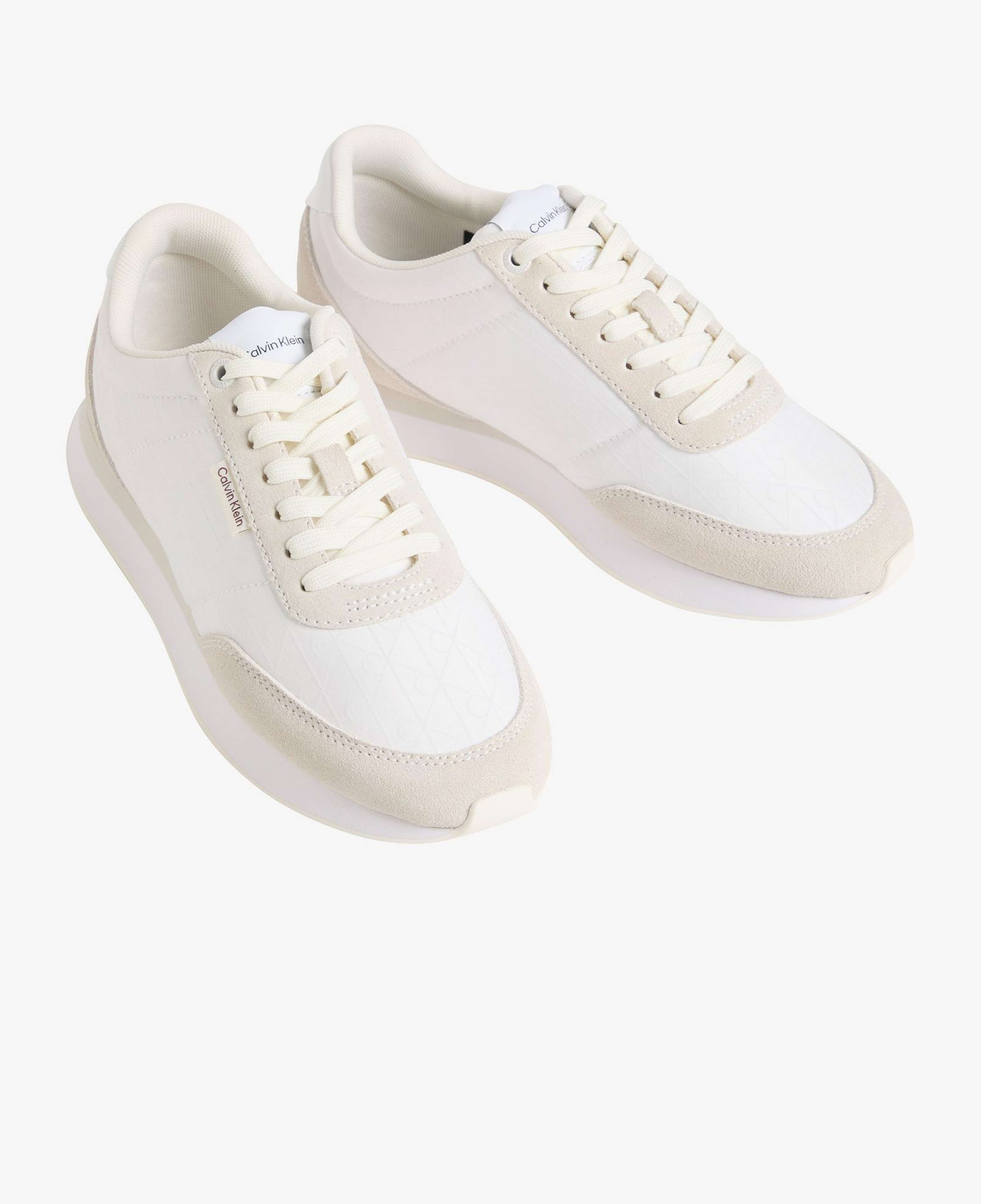 Calvin Klein Retro Runner Lace Up Kadın Beyaz Sneaker