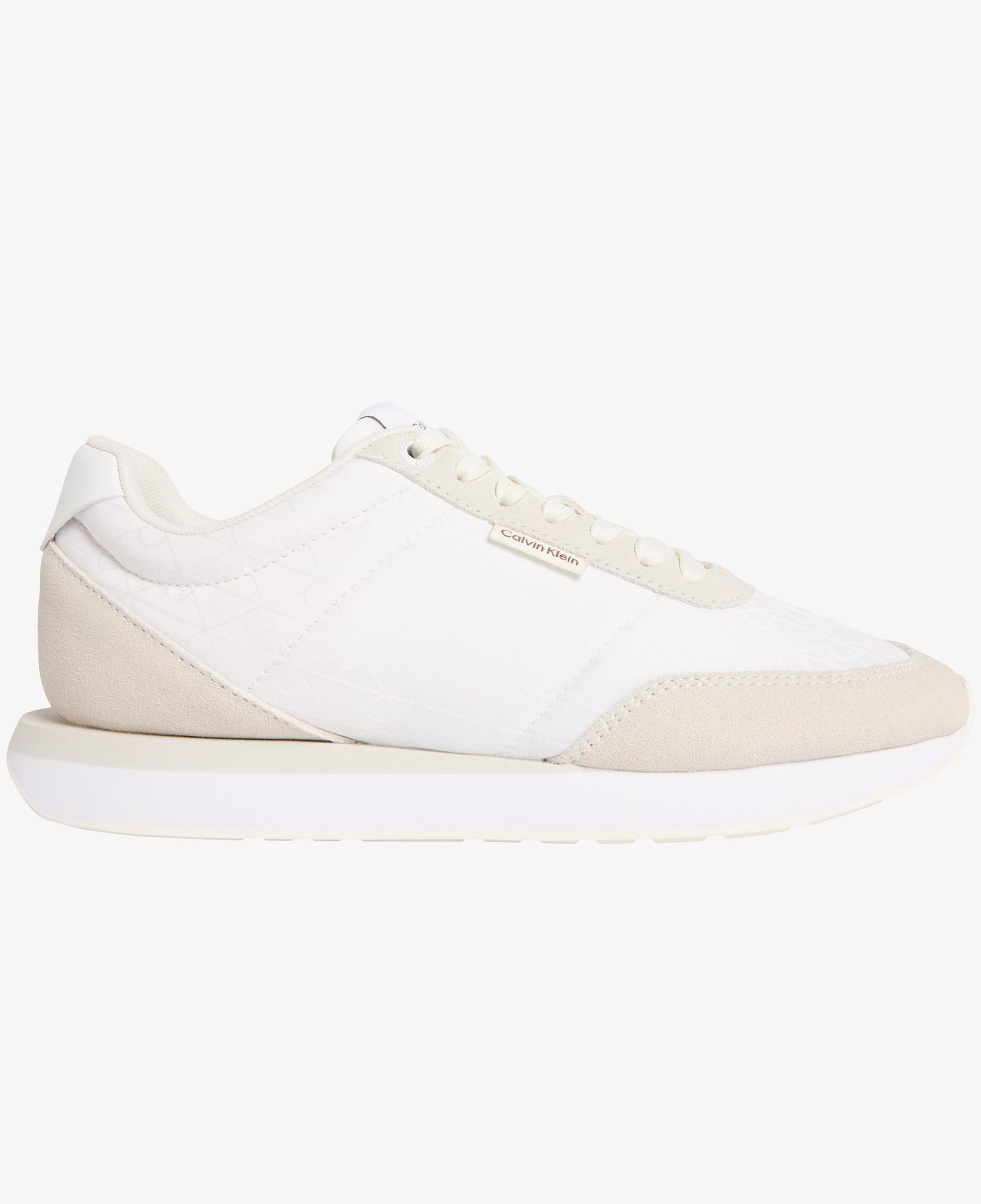 Calvin Klein Retro Runner Lace Up Kadın Beyaz Sneaker