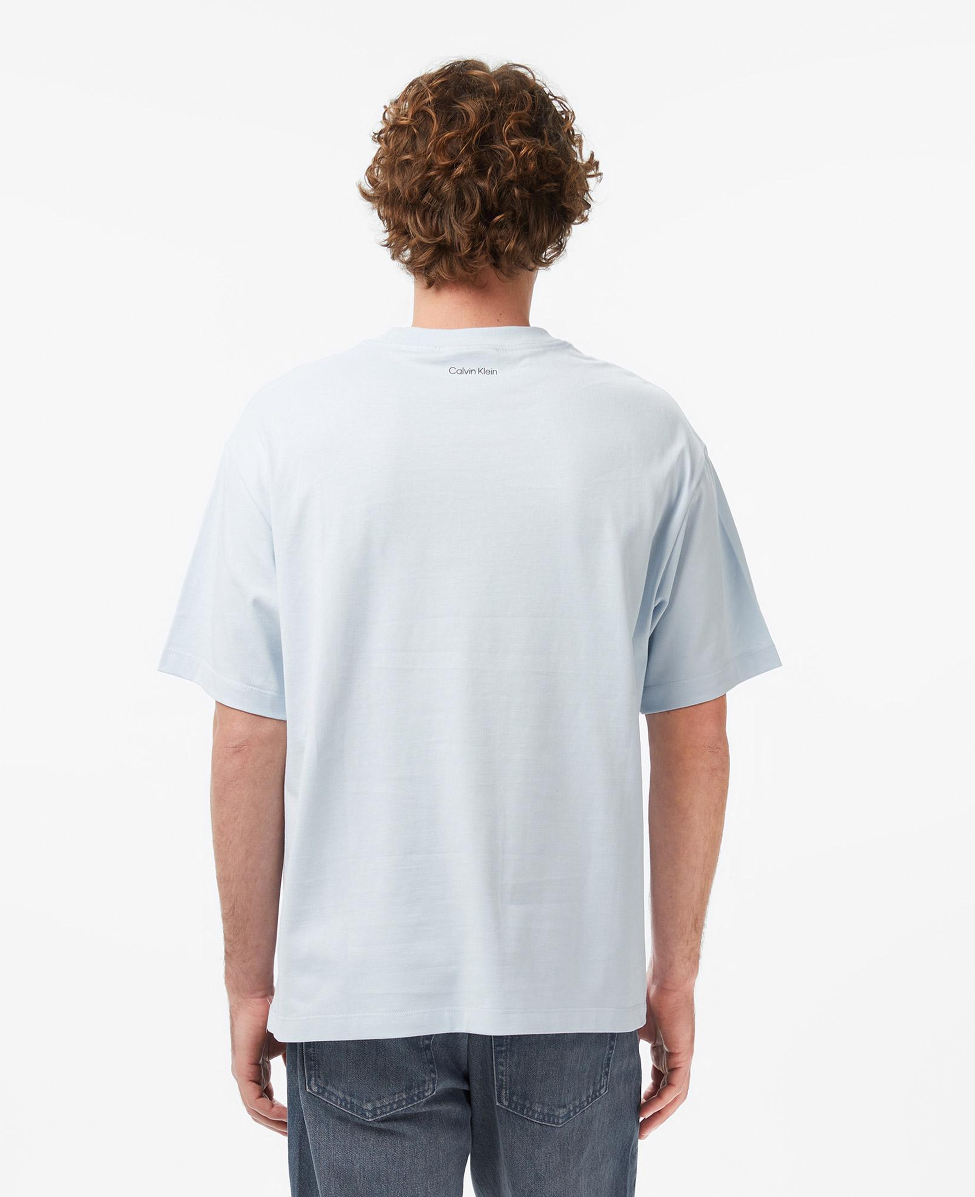 Calvin Klein 16S Diamond Grap Erkek Mavi T-Shirt