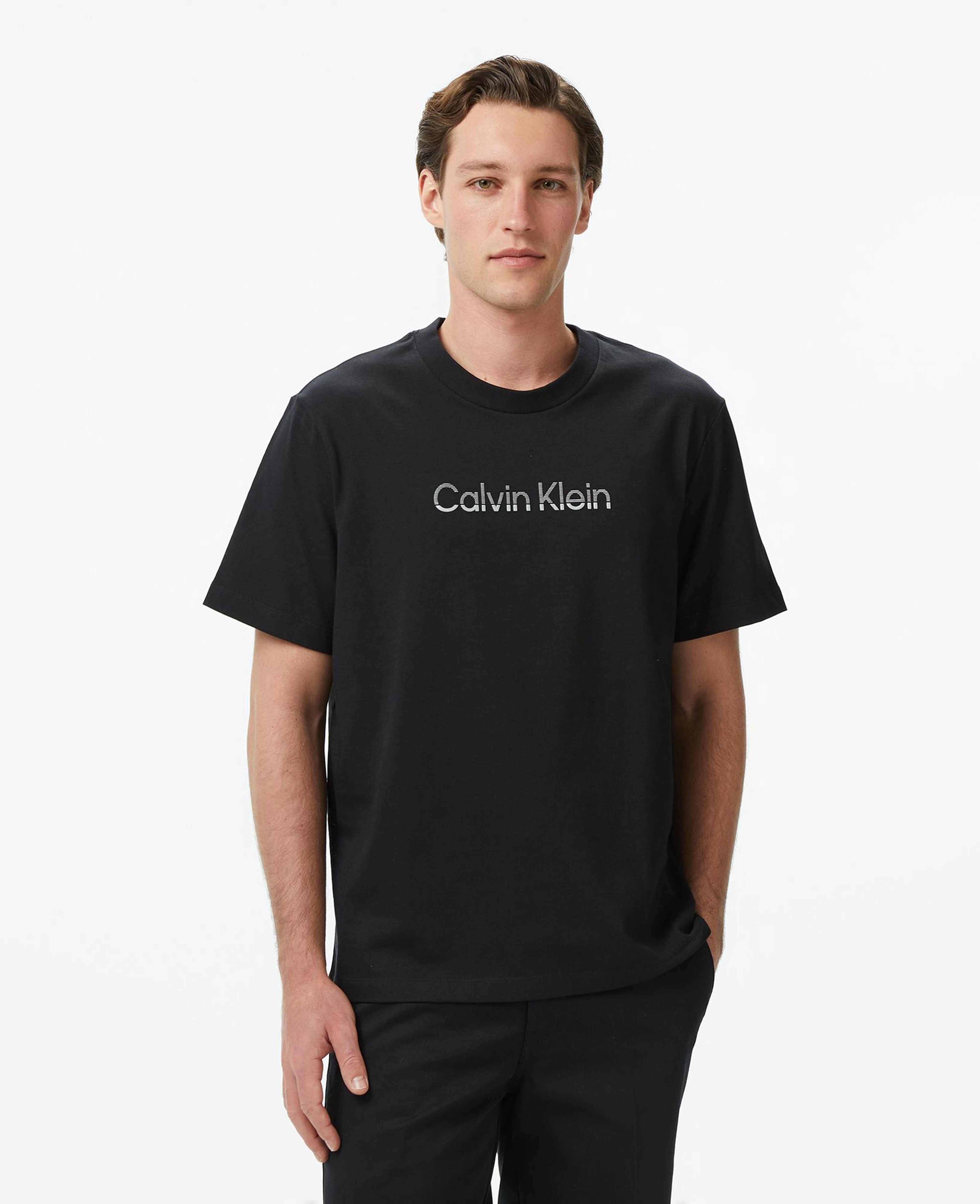 Calvin Klein 20S Sportswear Grap Erkek Siyah T-Shirt
