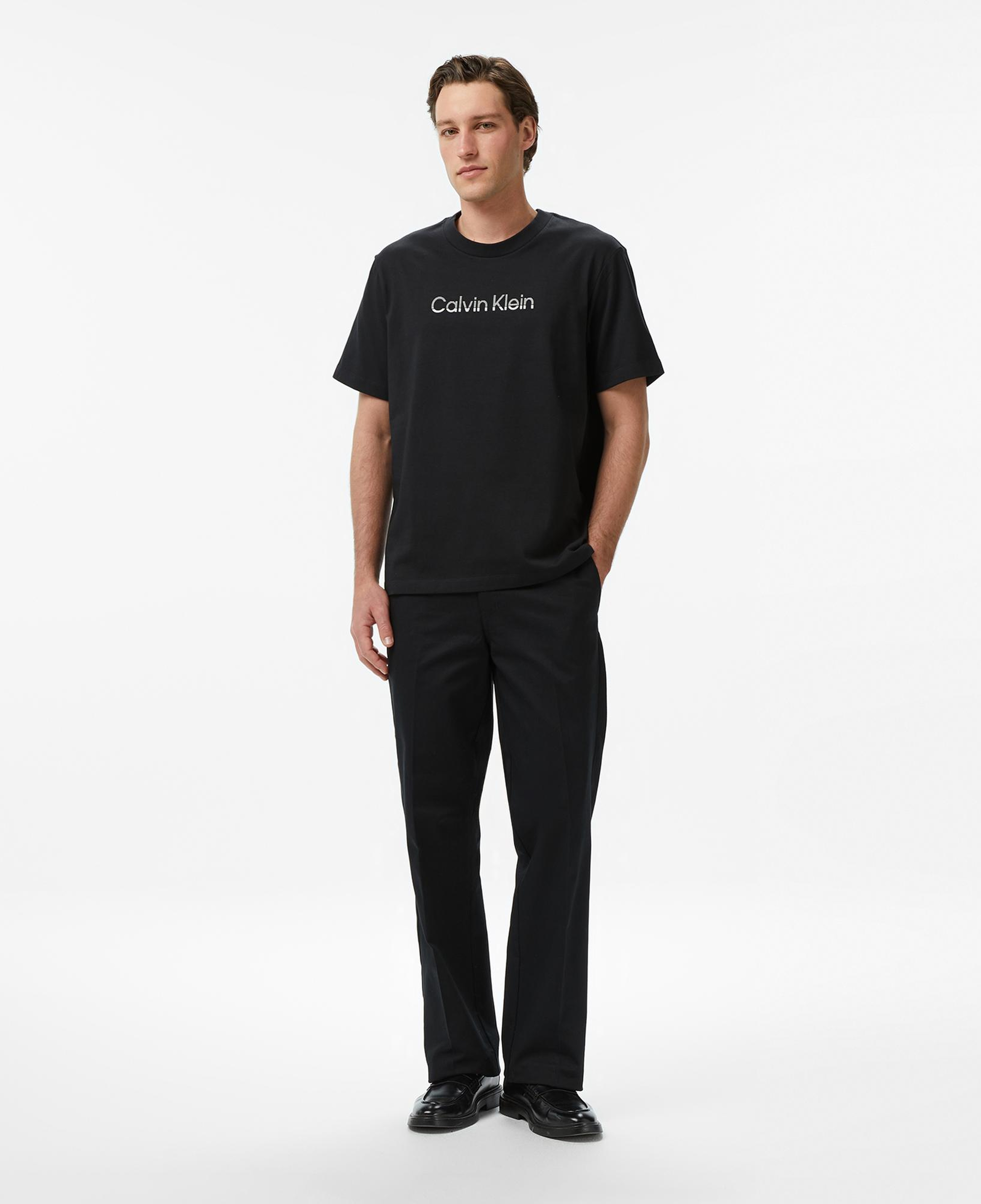 Calvin Klein 20S Sportswear Grap Erkek Siyah T-Shirt