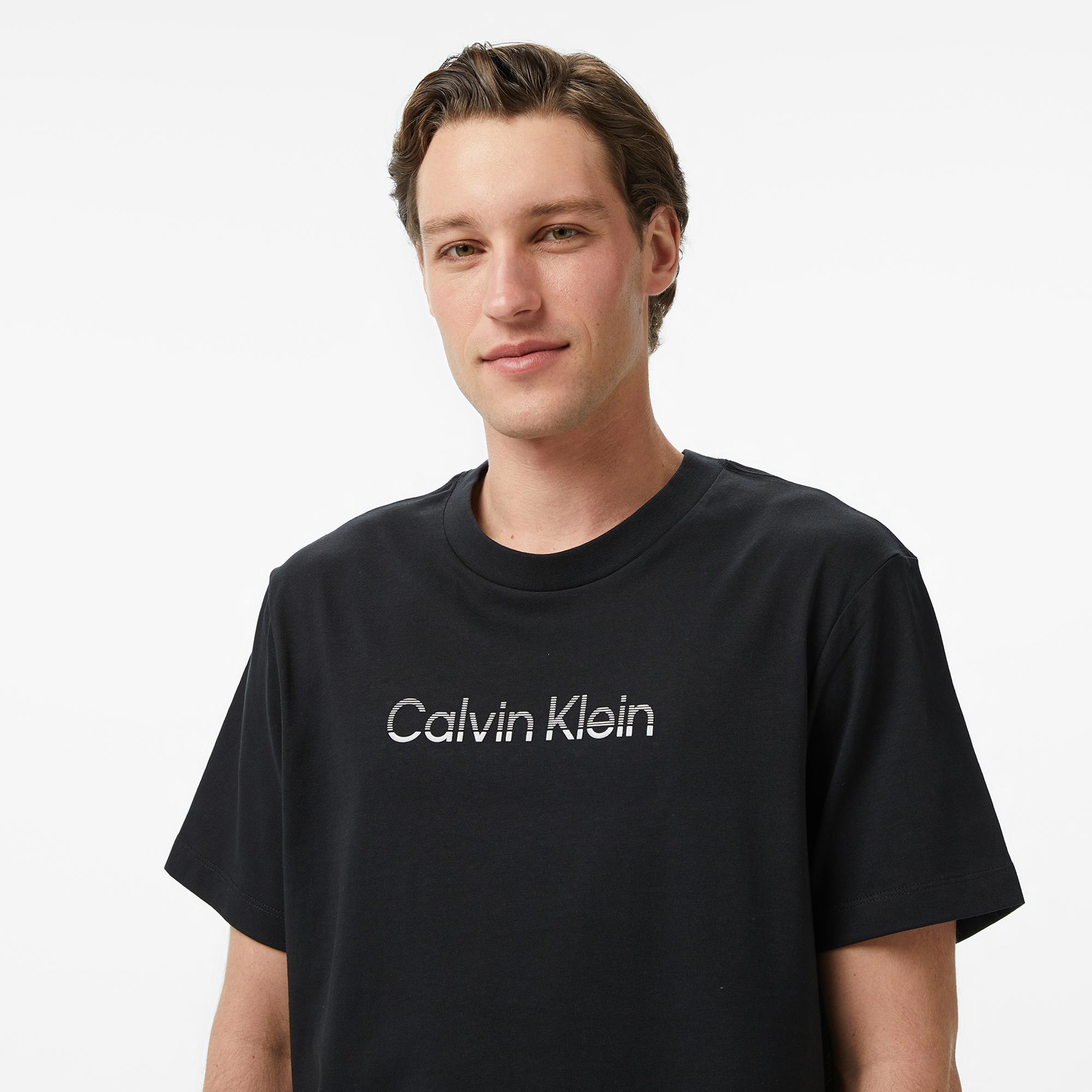 Calvin Klein 20S Sportswear Grap Erkek Siyah T-Shirt