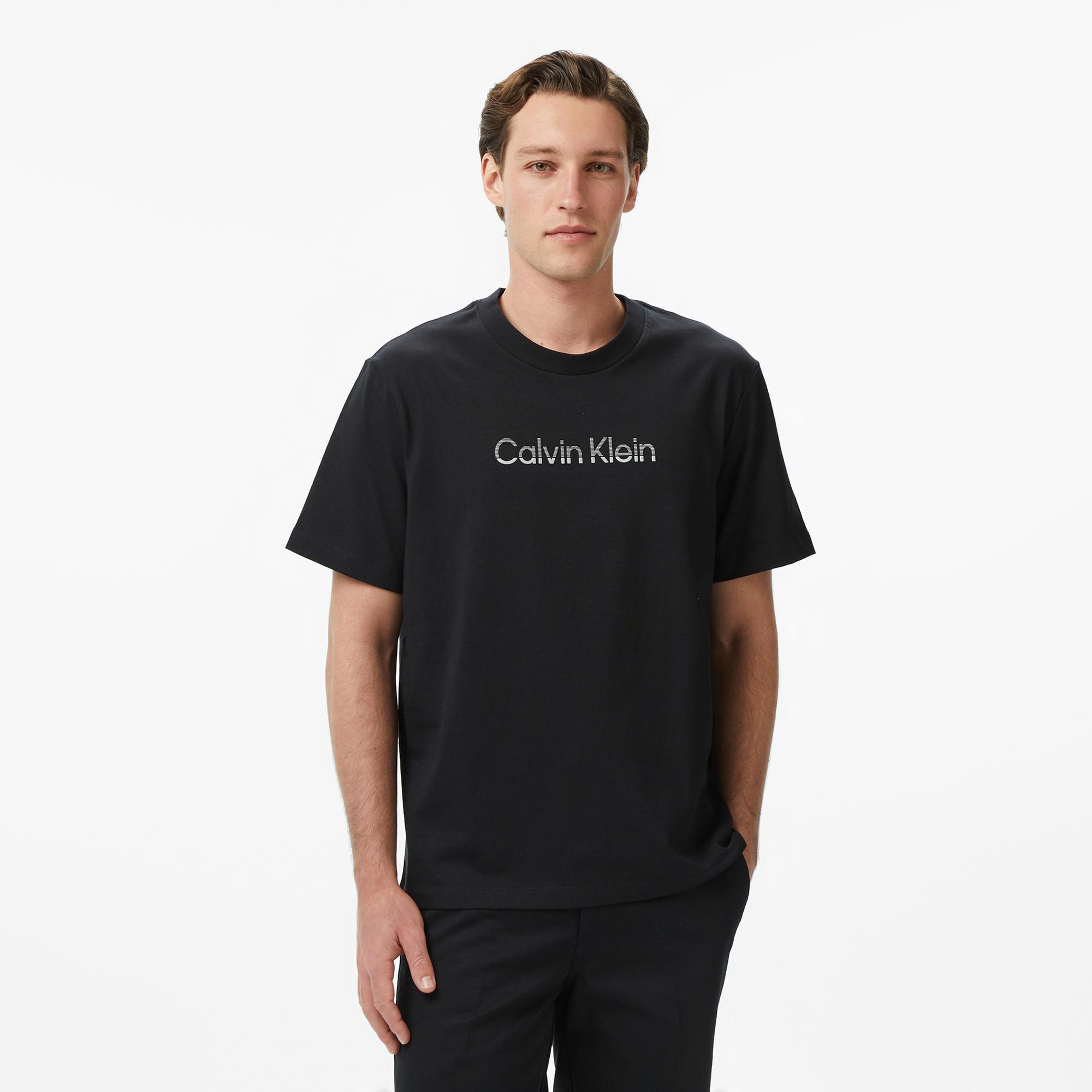 Calvin Klein 20S Sportswear Grap Erkek Siyah T-Shirt