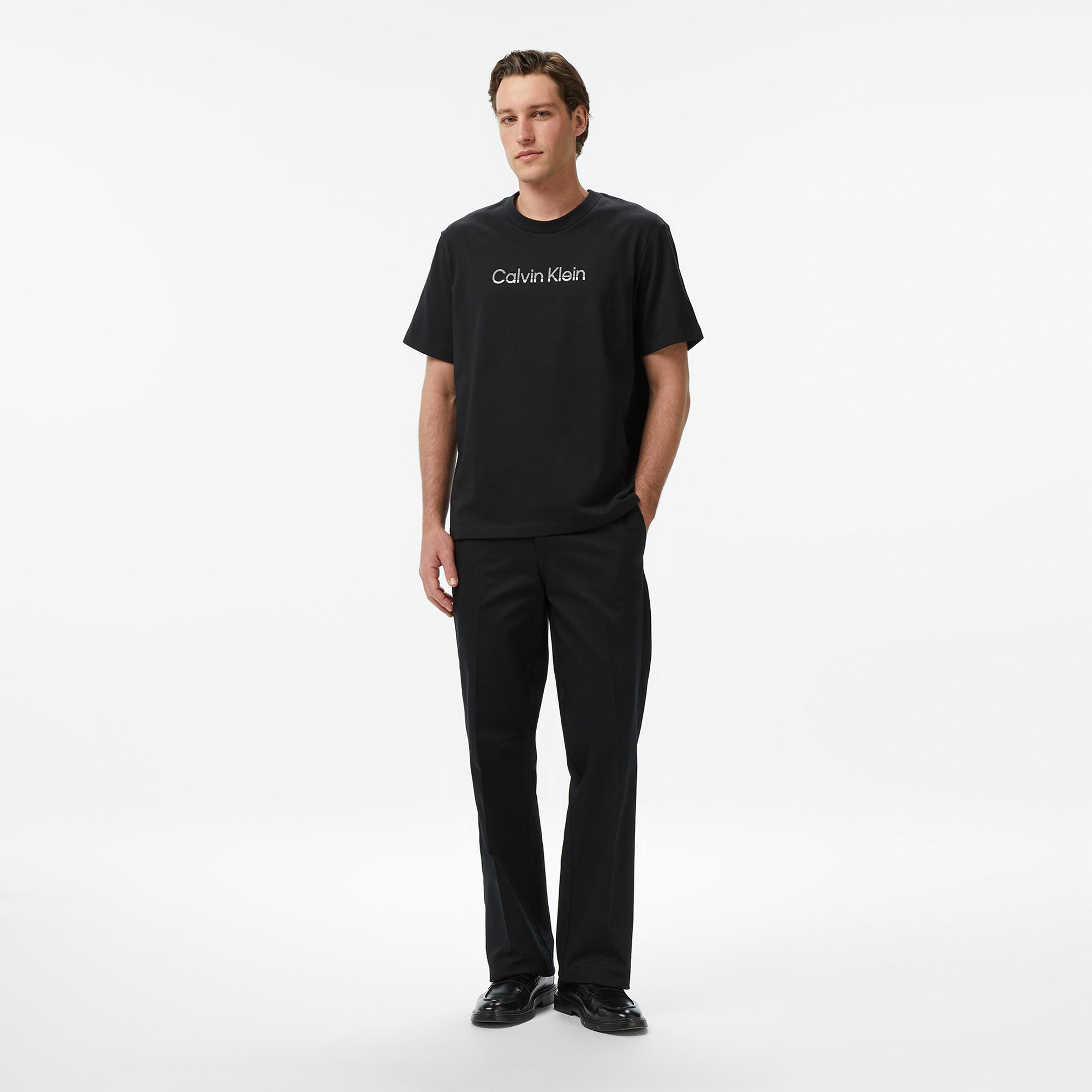 Calvin Klein 20S Sportswear Grap Erkek Siyah T-Shirt