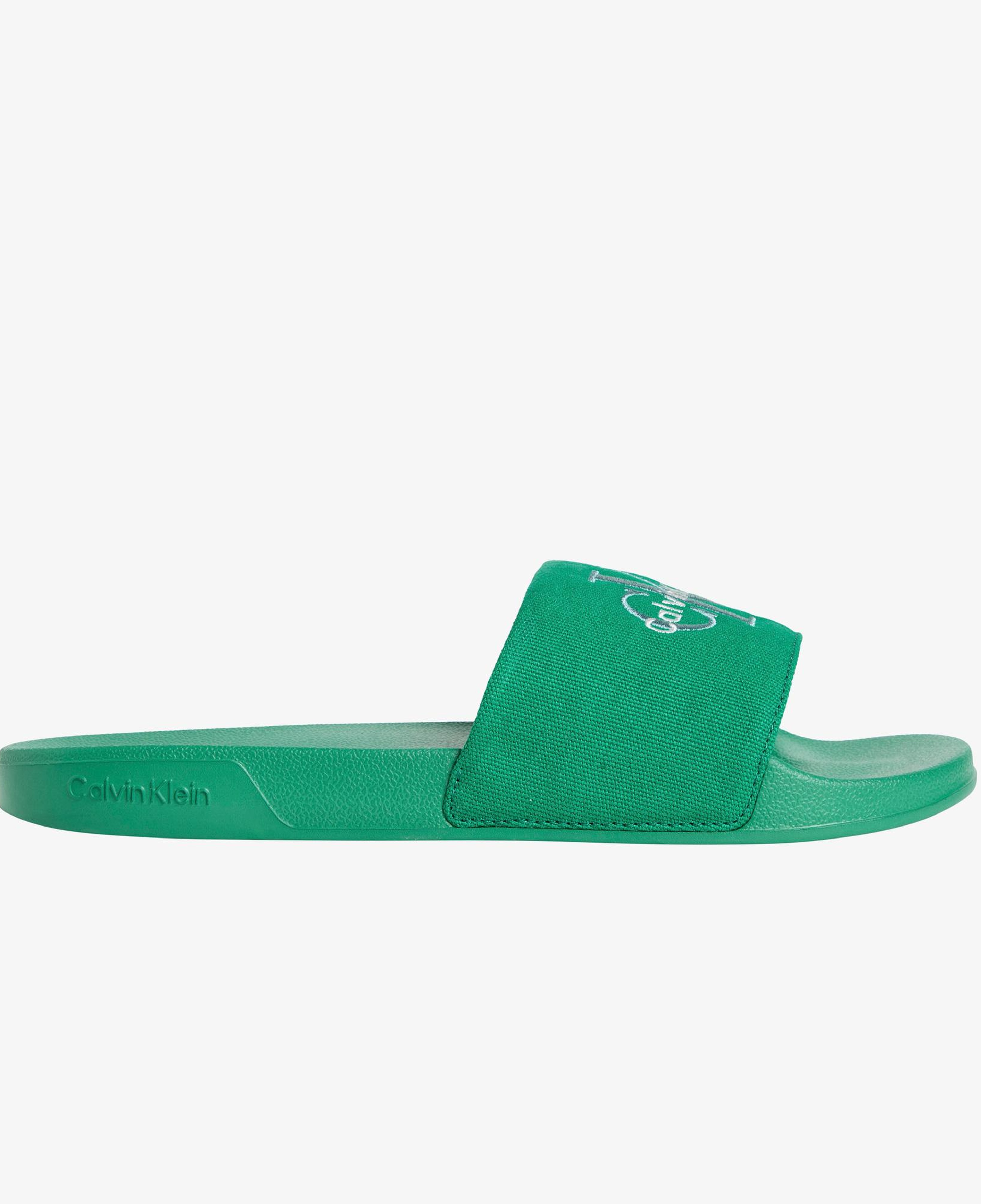 Calvin Klein Slide Erkek Yeşil Terlik