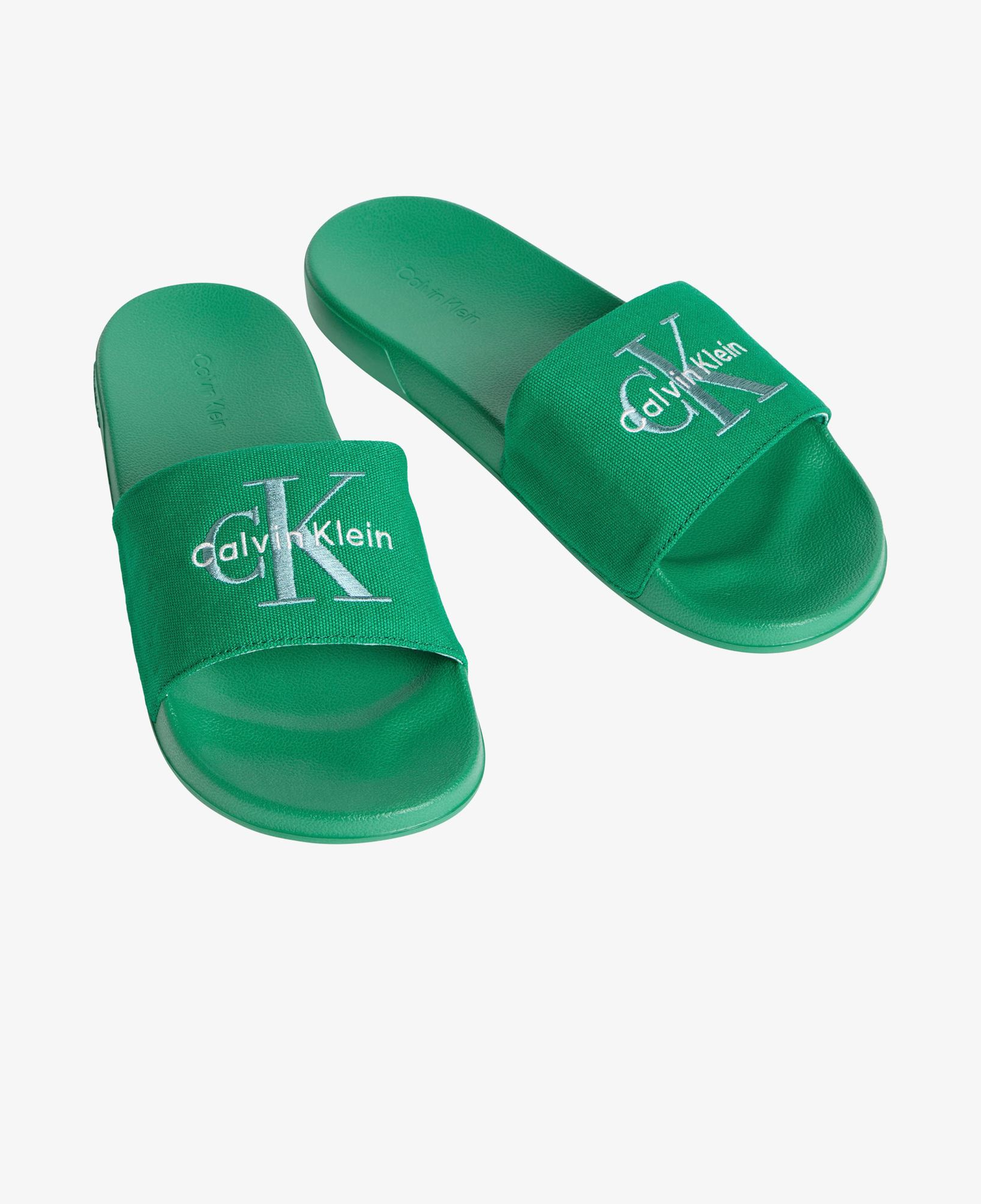 Calvin Klein Slide Erkek Yeşil Terlik