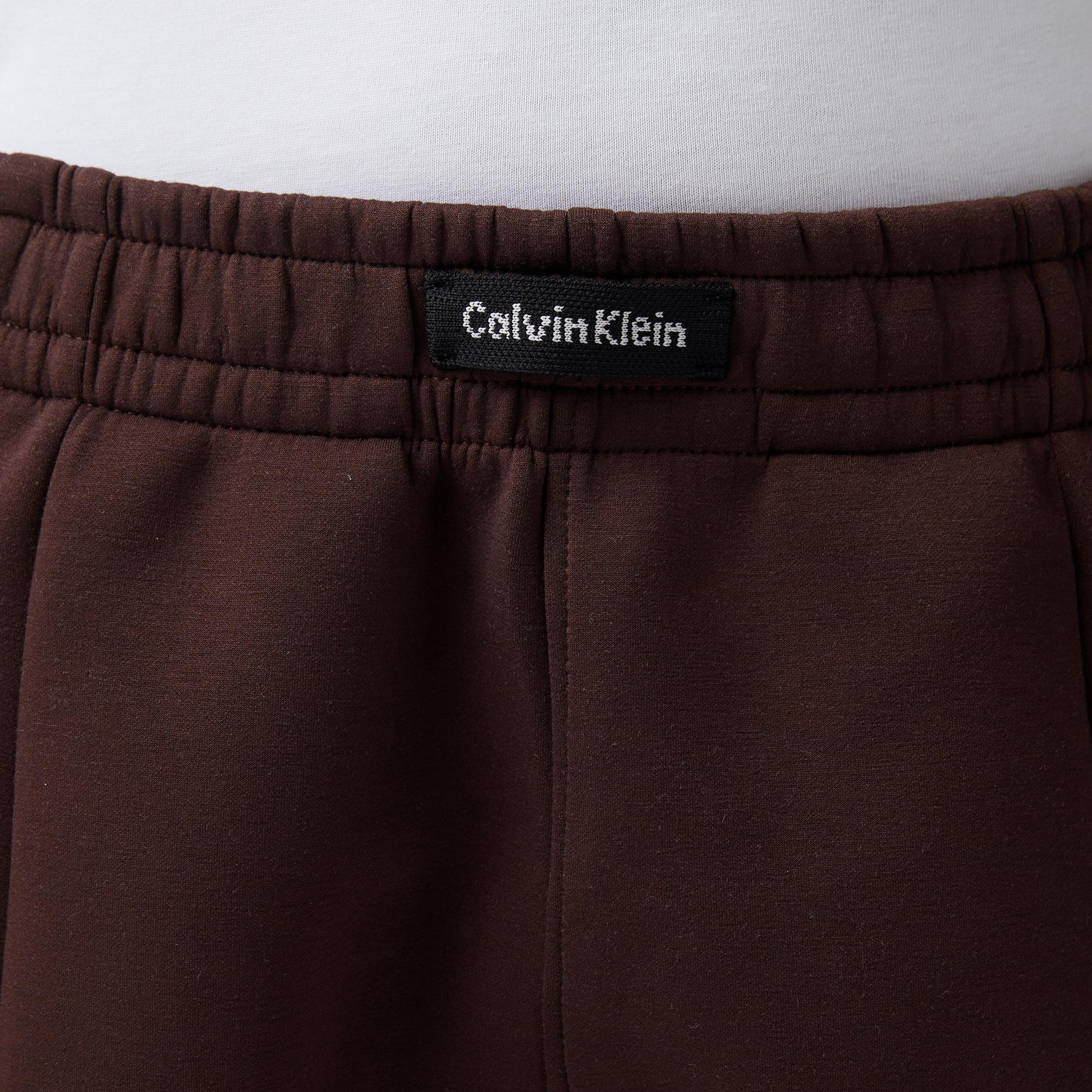 Calvin Klein Relaxed Scuba Jogger Kadın Kahverengi Eşofman Altı