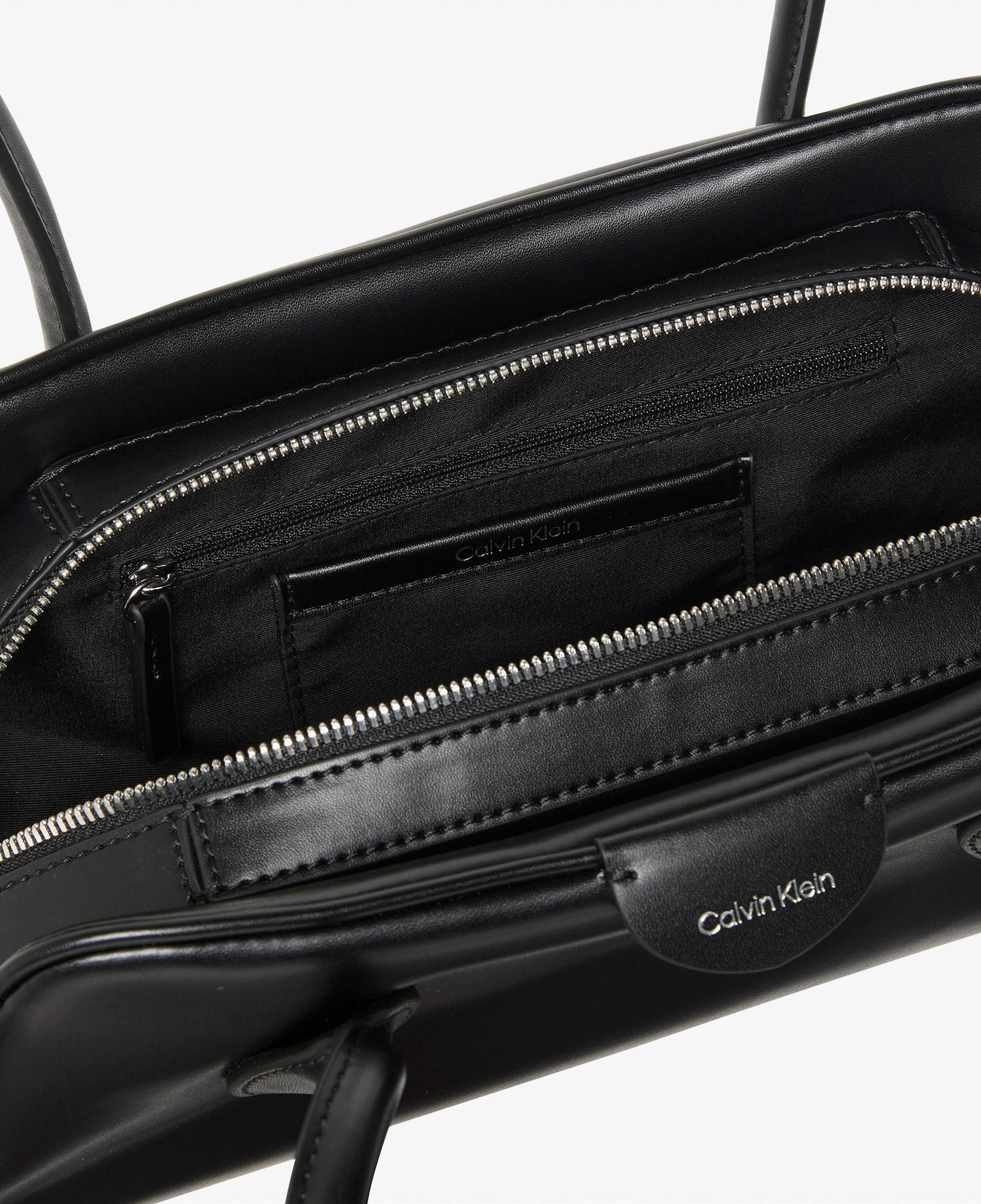 Calvin Klein Emblem Trio Shoulder Kadın Siyah Çapraz Çanta