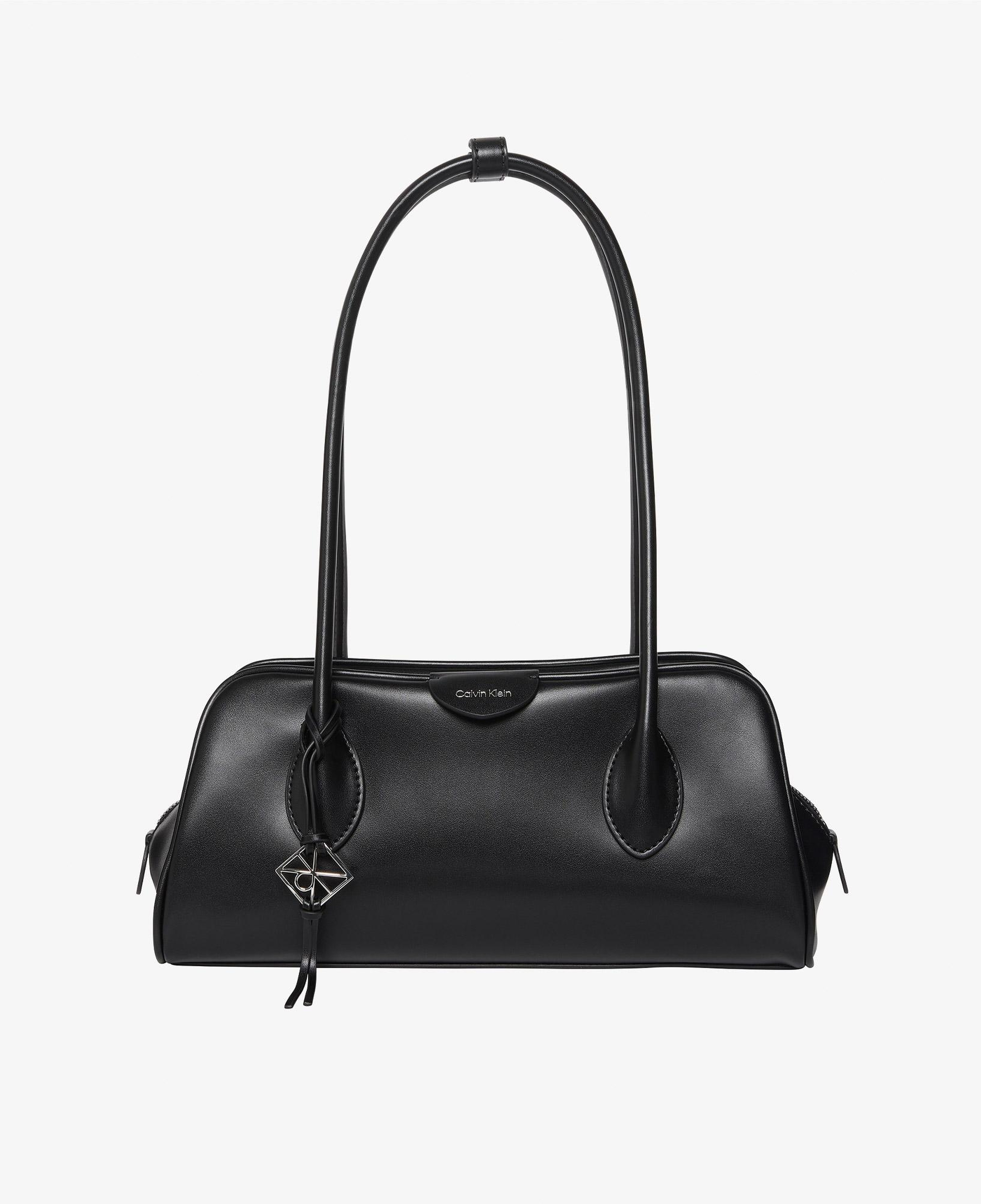 Calvin Klein Emblem Trio Shoulder Kadın Siyah Çapraz Çanta