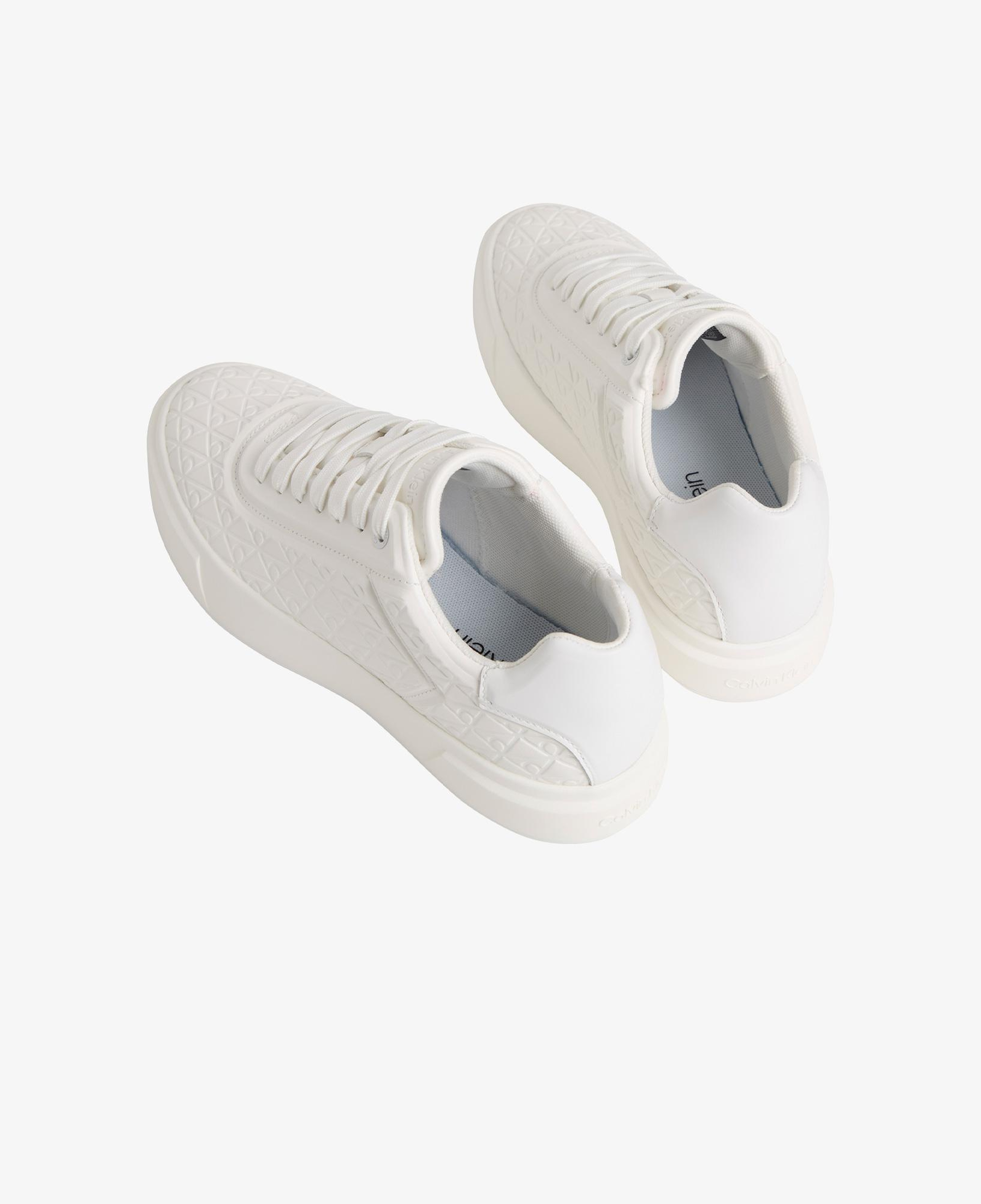 Calvin Klein Basket Cups Lace Up Kadın Beyaz Sneaker