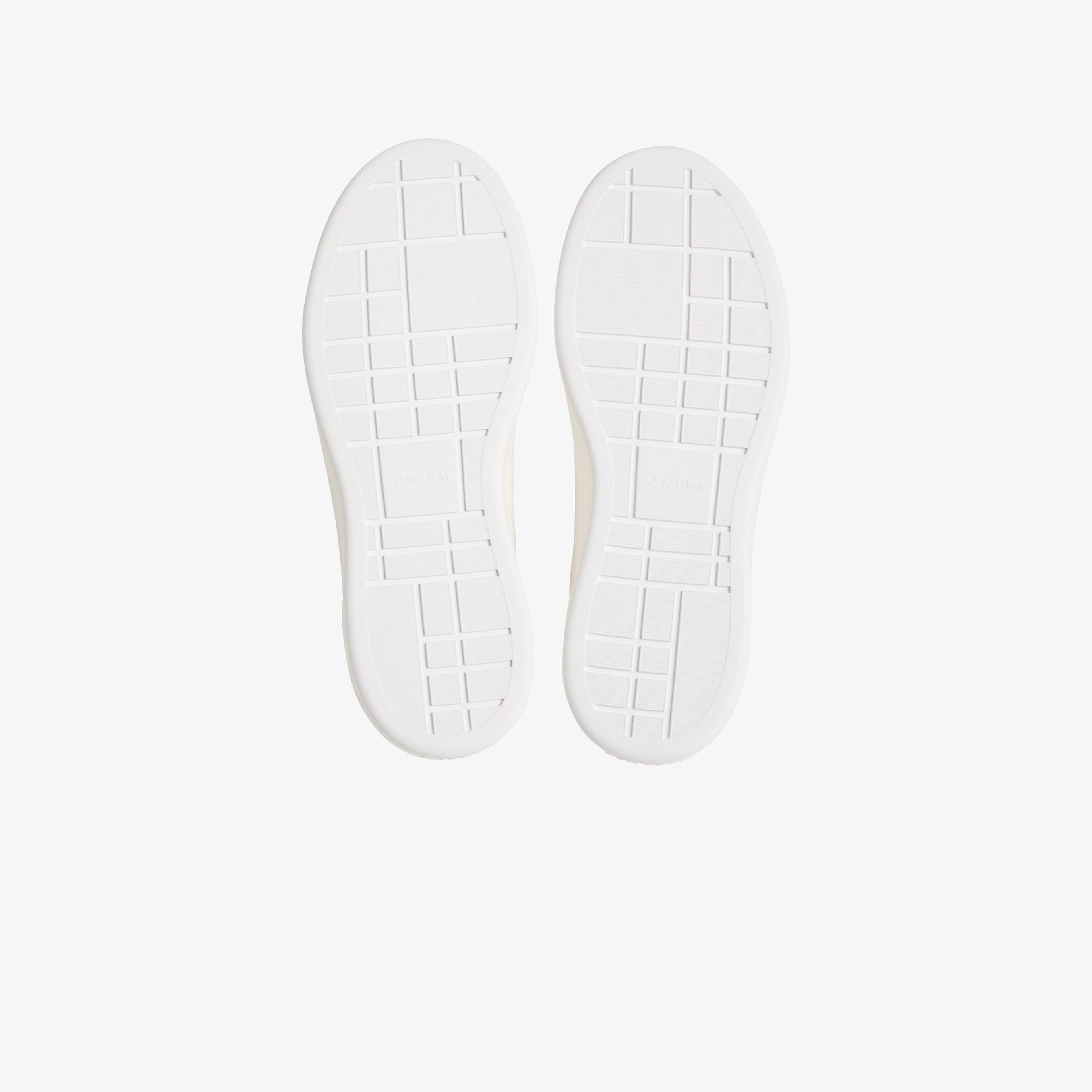 Calvin Klein Basket Cups Lace Up Kadın Beyaz Sneaker