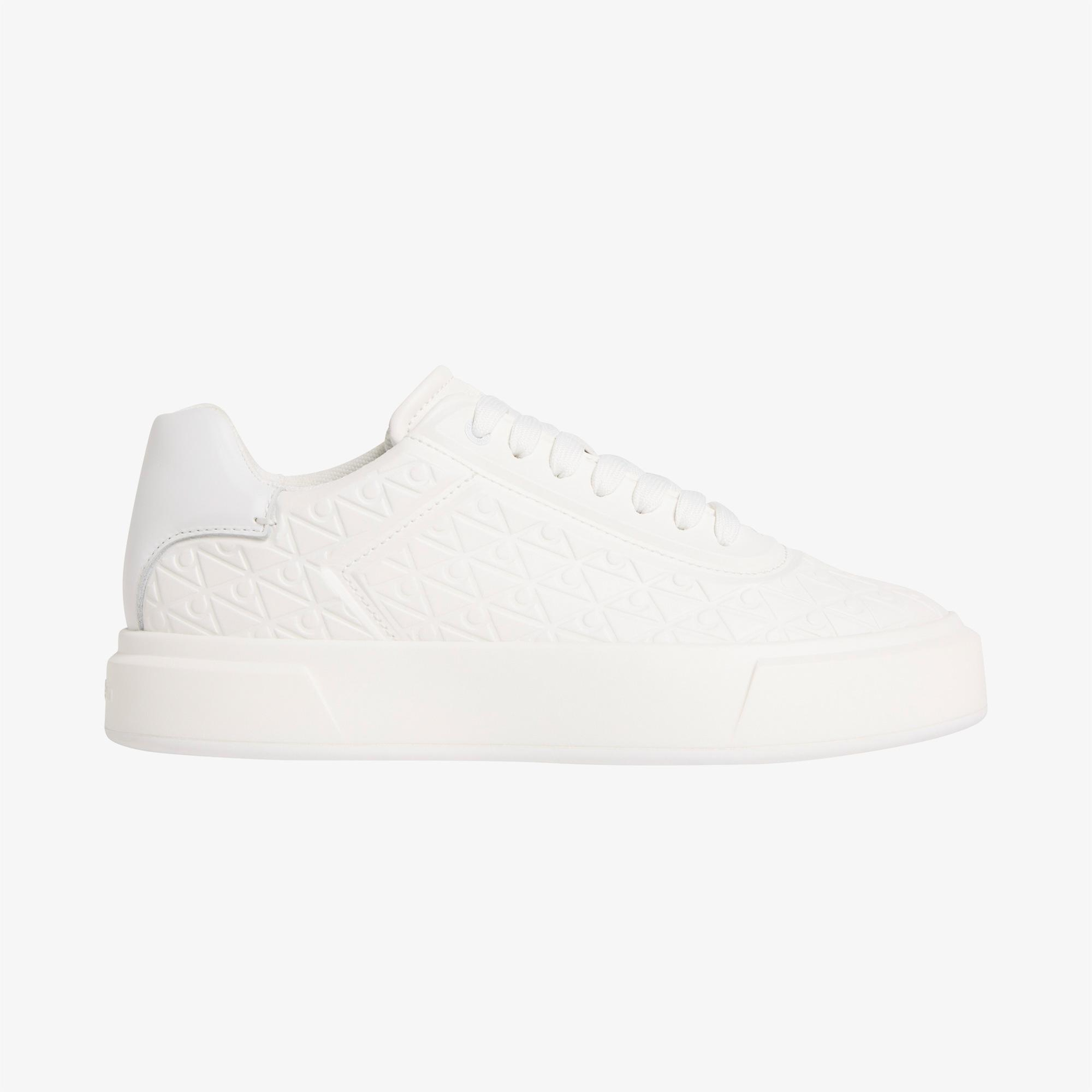 Calvin Klein Basket Cups Lace Up Kadın Beyaz Sneaker