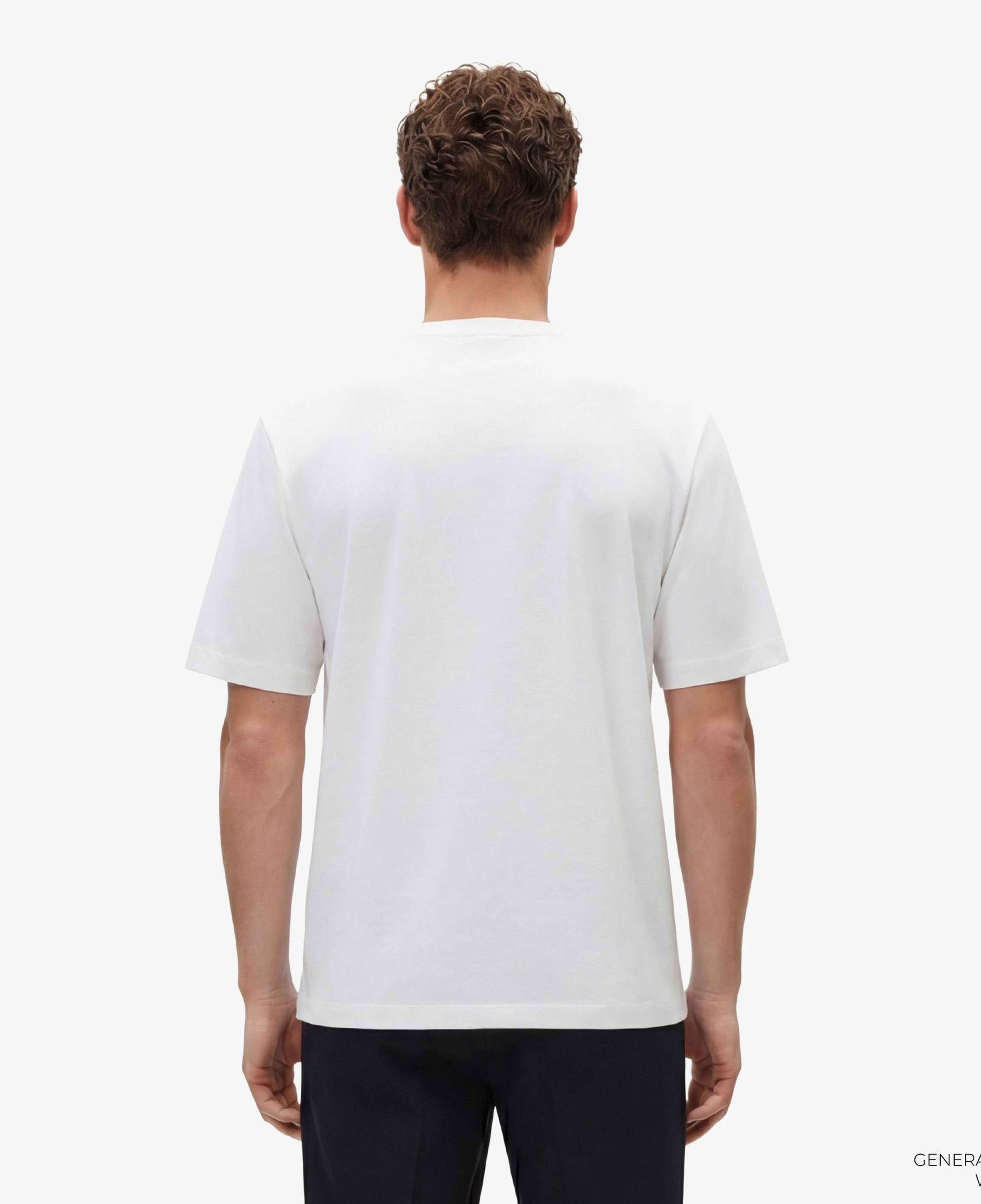 Calvin Klein Relaxed Standard Logo Crewnk Erkek Beyaz T-Shirt