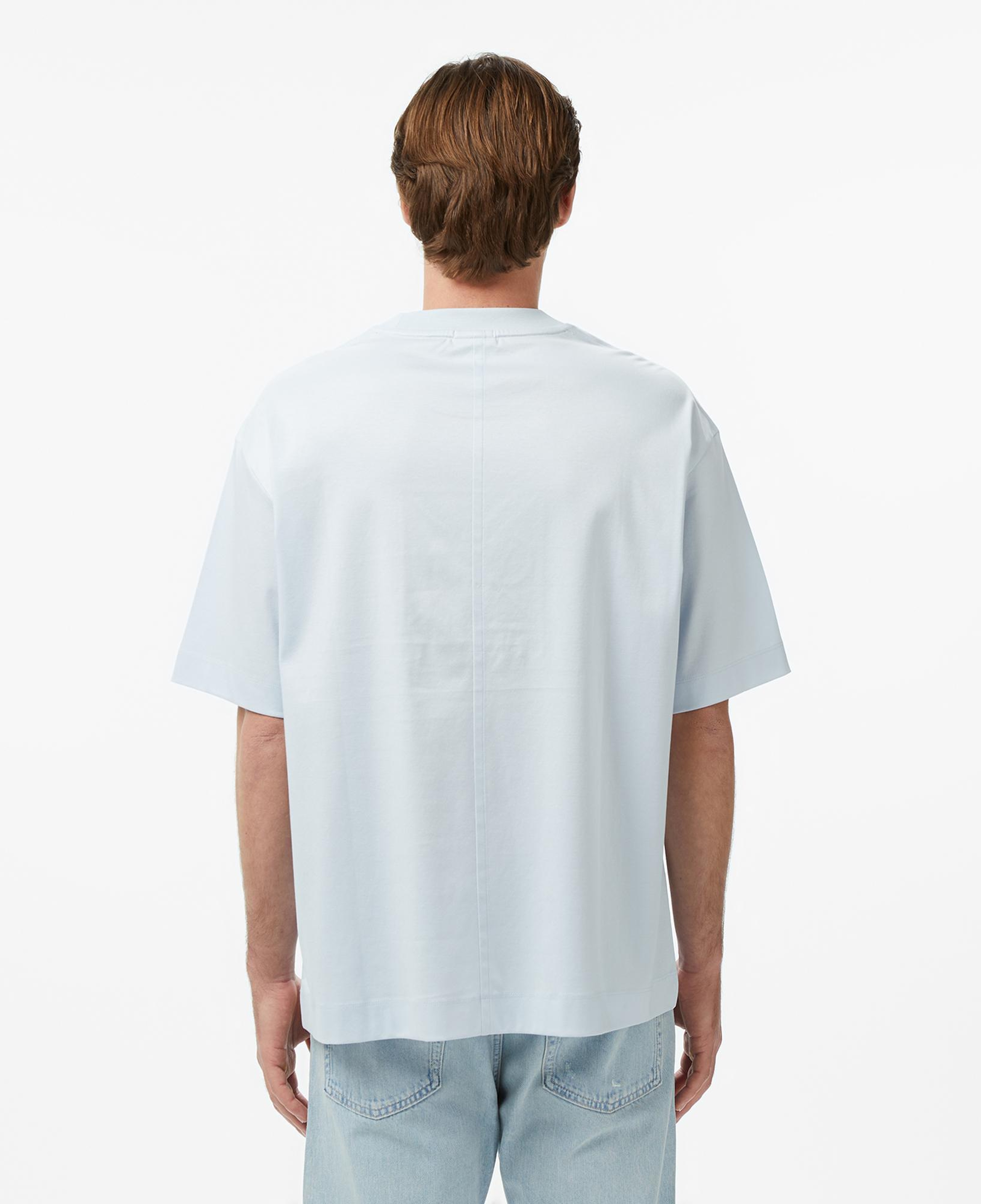 Calvin Klein Relaxed Premium Interlock Emblem Erkek Mavi T-Shirt