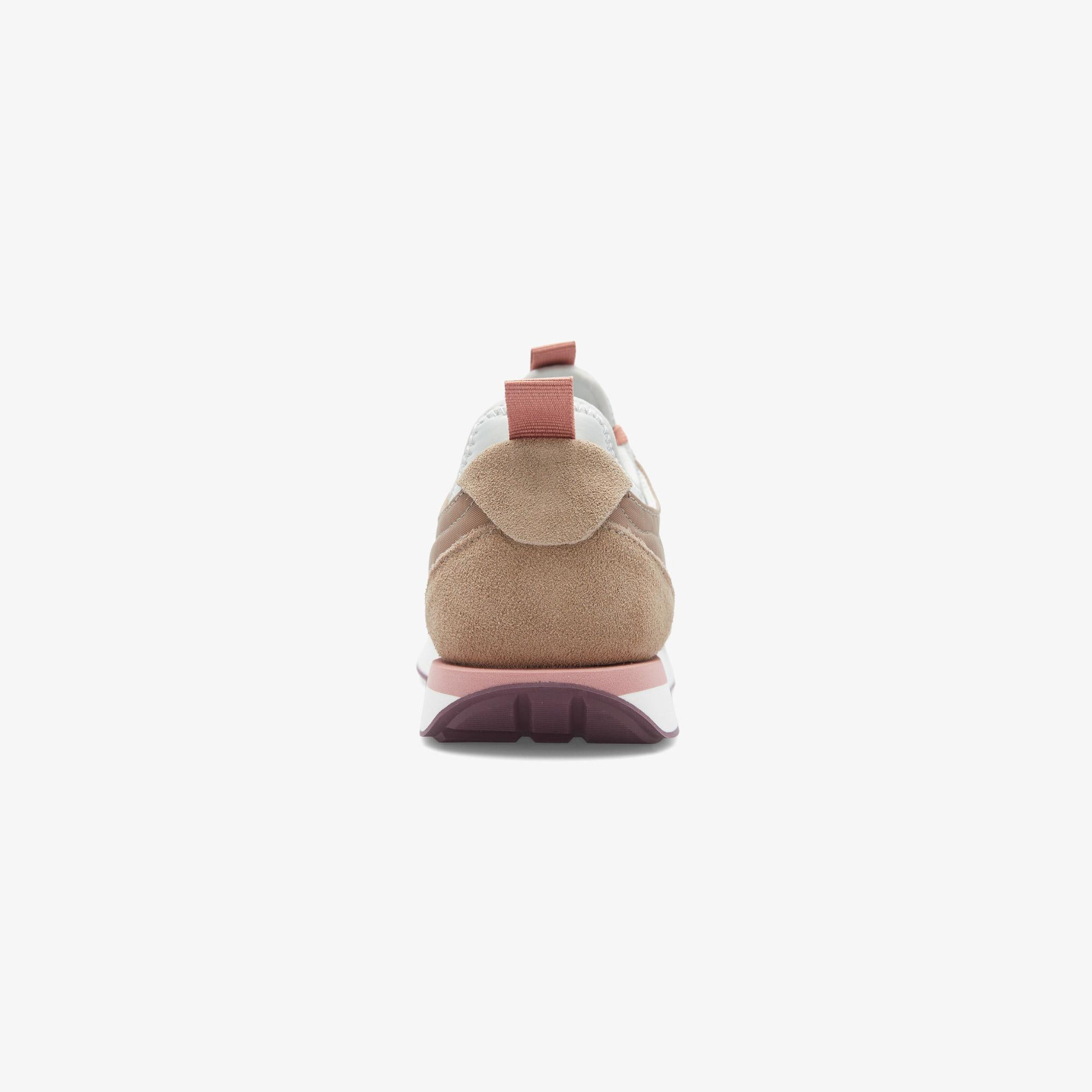 Calvin Klein Retro Runner Sock Laceup Mix Kadın Bej Sneaker