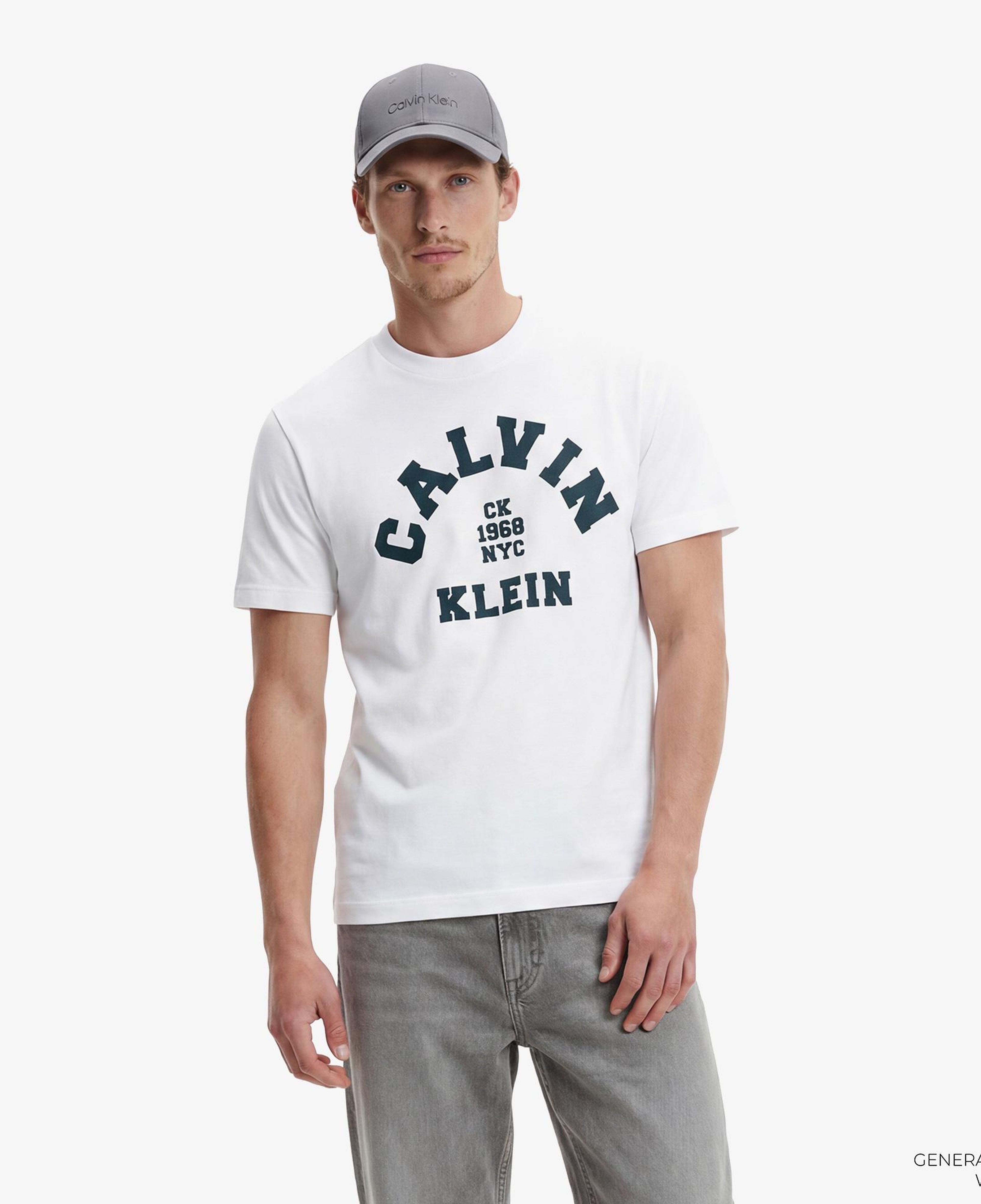 Calvin Klein 20S College Graphic Erkek Beyaz T-Shirt