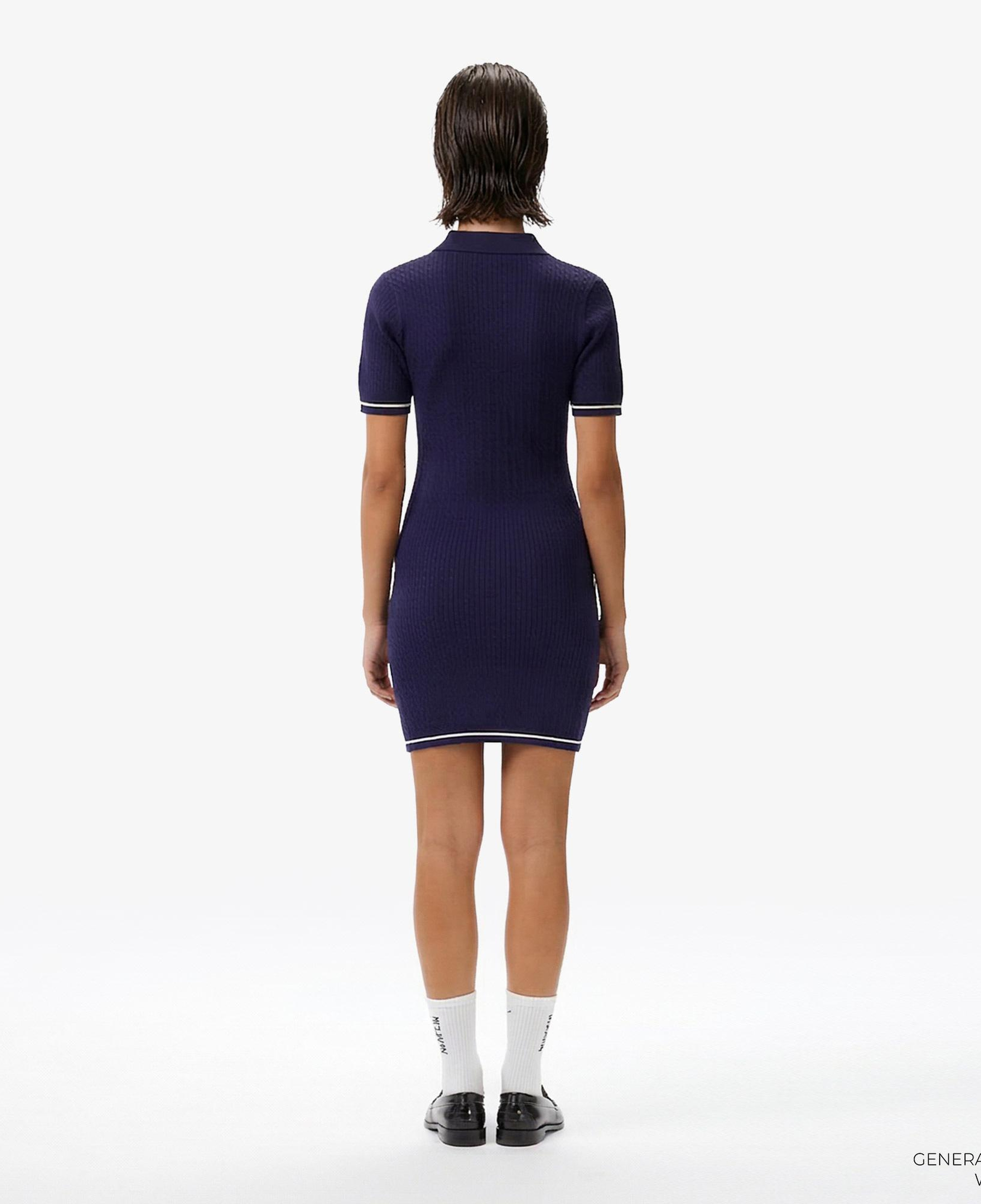 Calvin Klein Microcable Mini Kadın Mavi Elbise