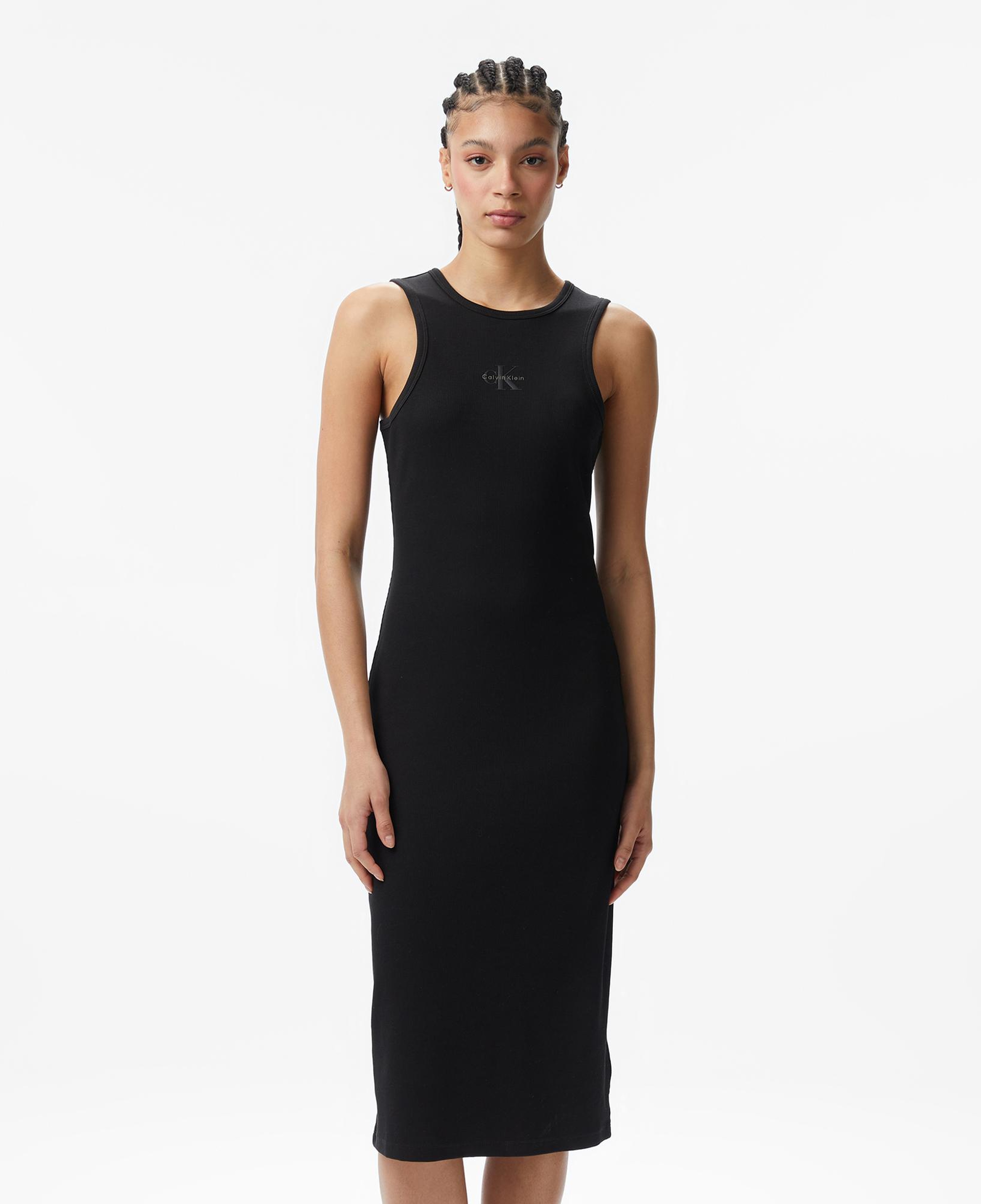 Calvin Klein Monologo 2X2 Baby Tank Kadın Siyah Elbise