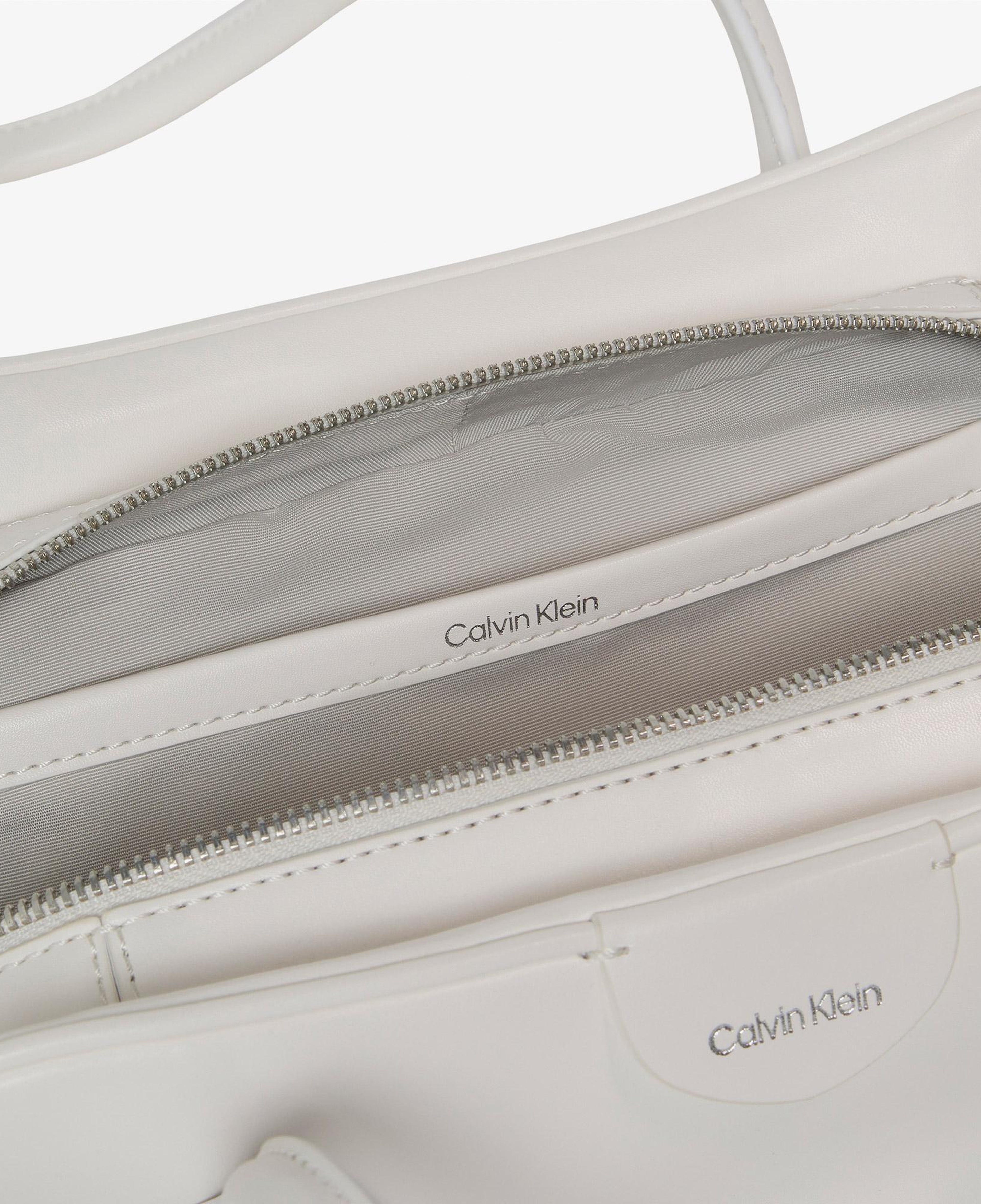 Calvin Klein Emblem Trio Shoulder Kadın Beyaz Çapraz Çanta