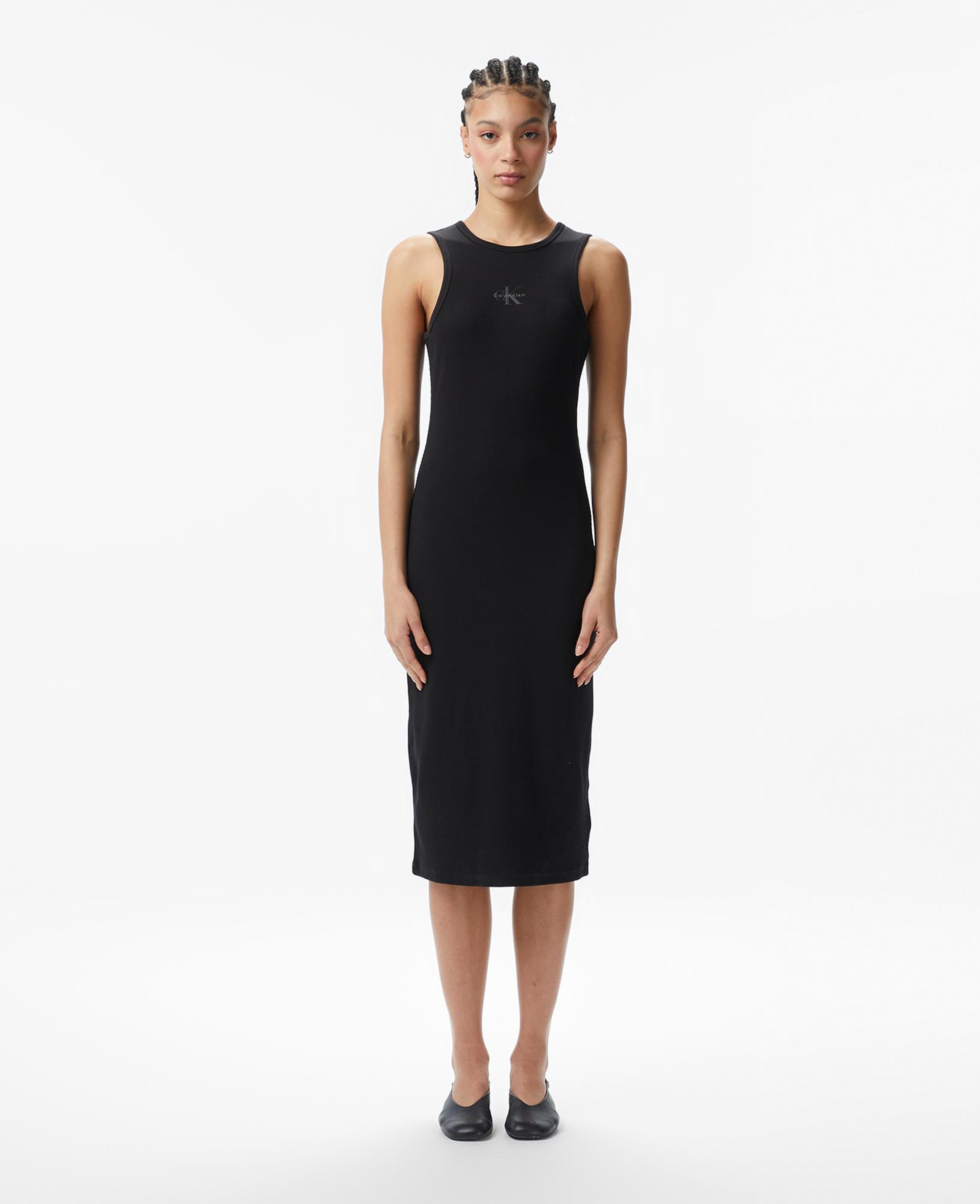 Calvin Klein Monologo 2X2 Baby Tank Kadın Siyah Elbise