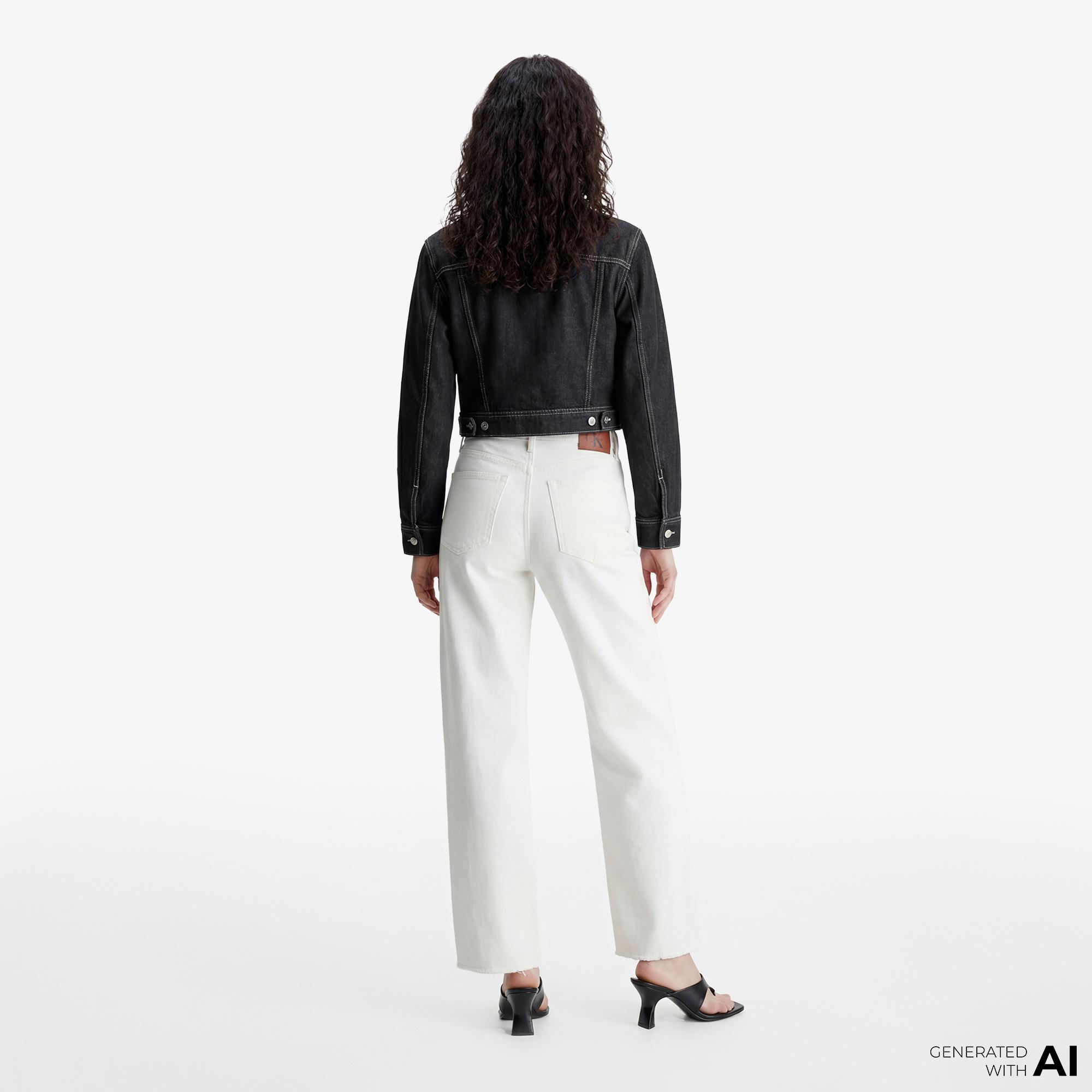 Calvin Klein Workwear Rinse Kadın Mavi Ceket