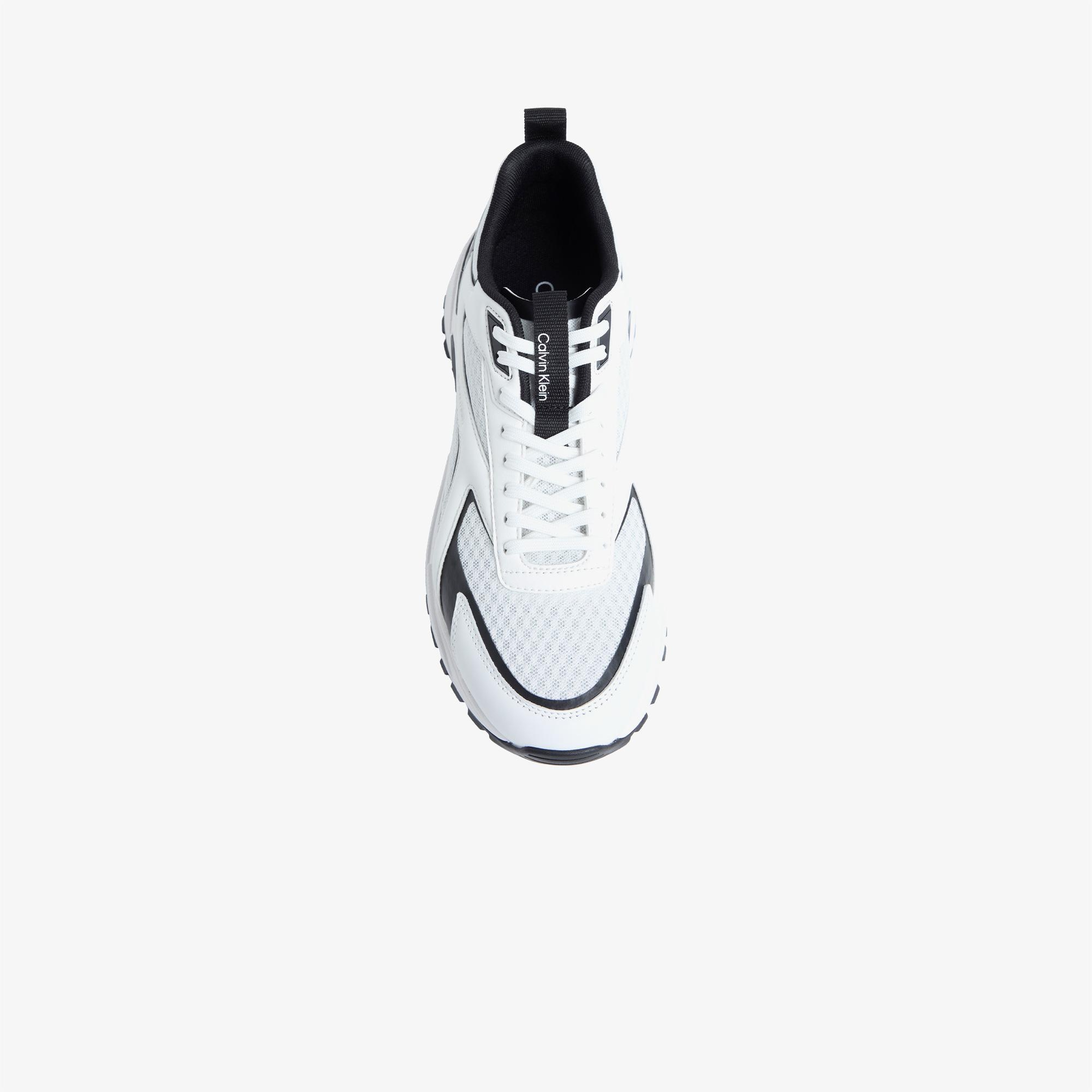 Calvin Klein Hike Runner Laceup Strip Erkek Beyaz Sneaker