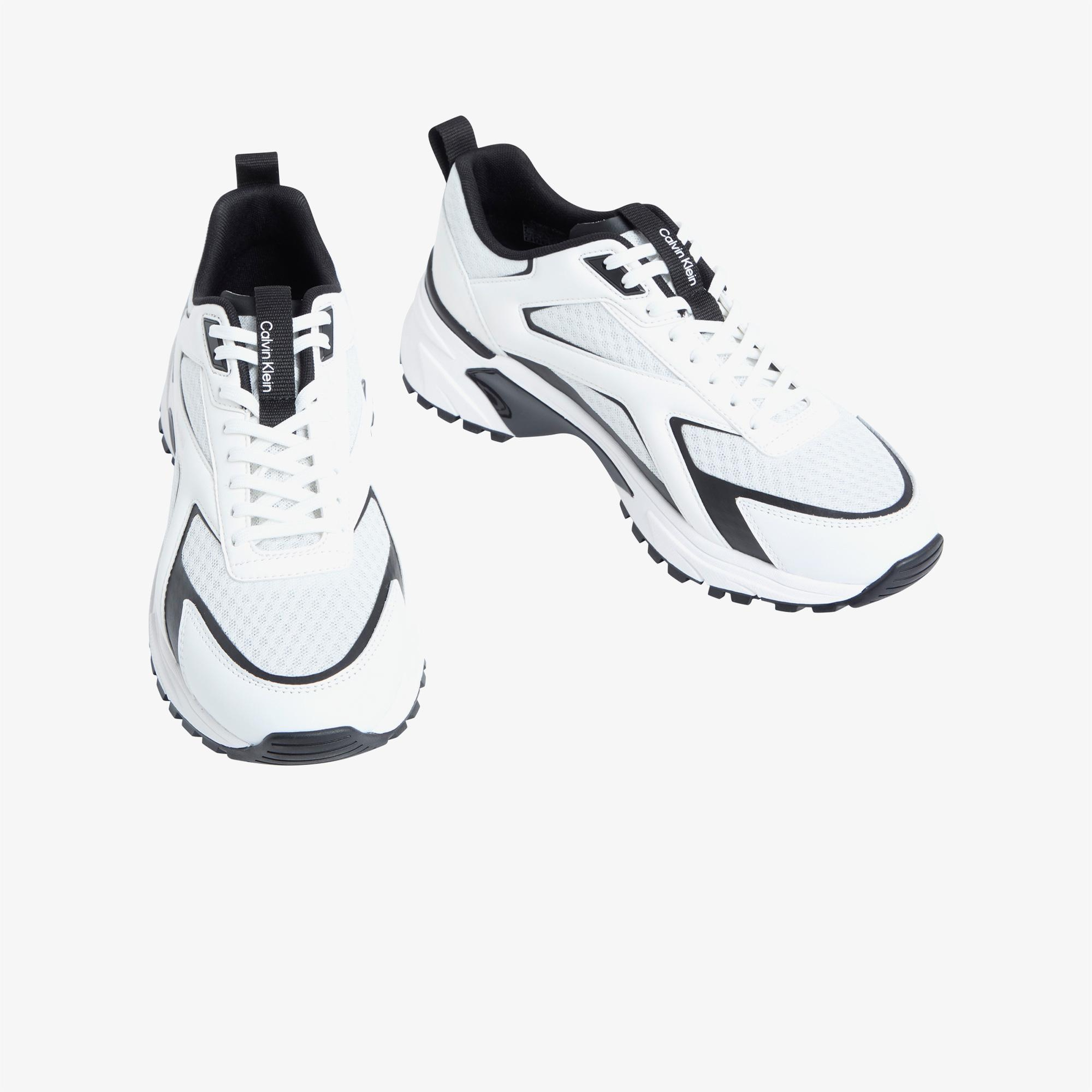Calvin Klein Hike Runner Laceup Strip Erkek Beyaz Sneaker