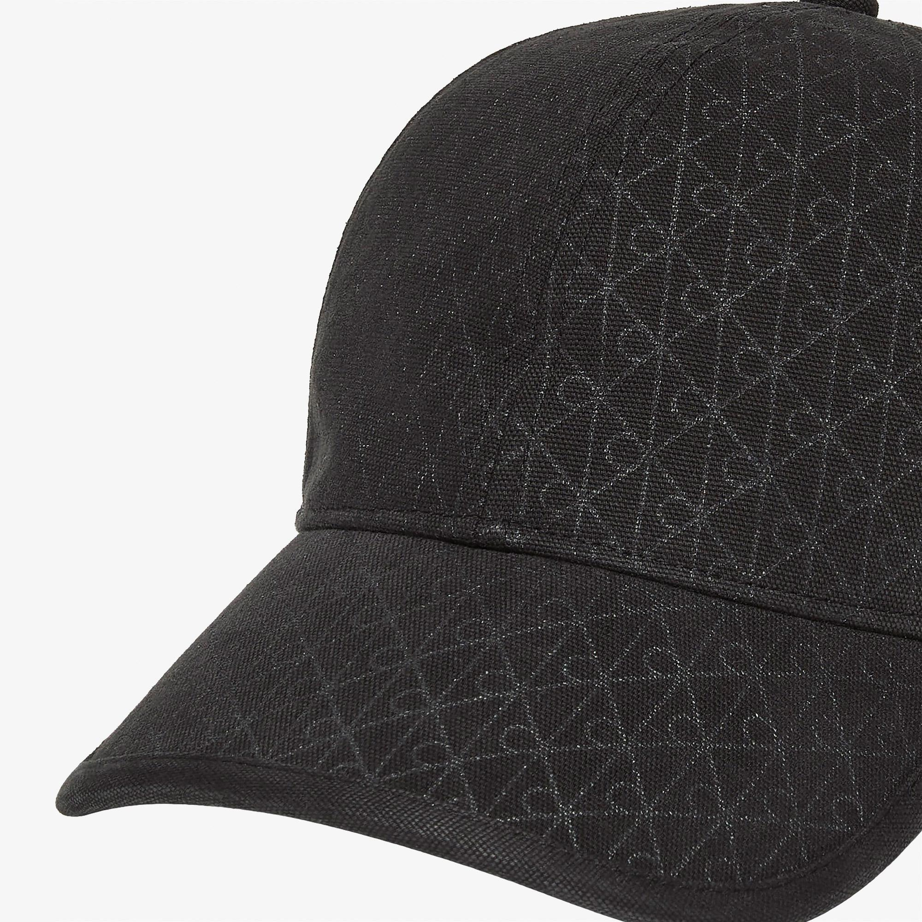 Calvin Klein Emblem Print Leather Patch Erkek Siyah Şapka