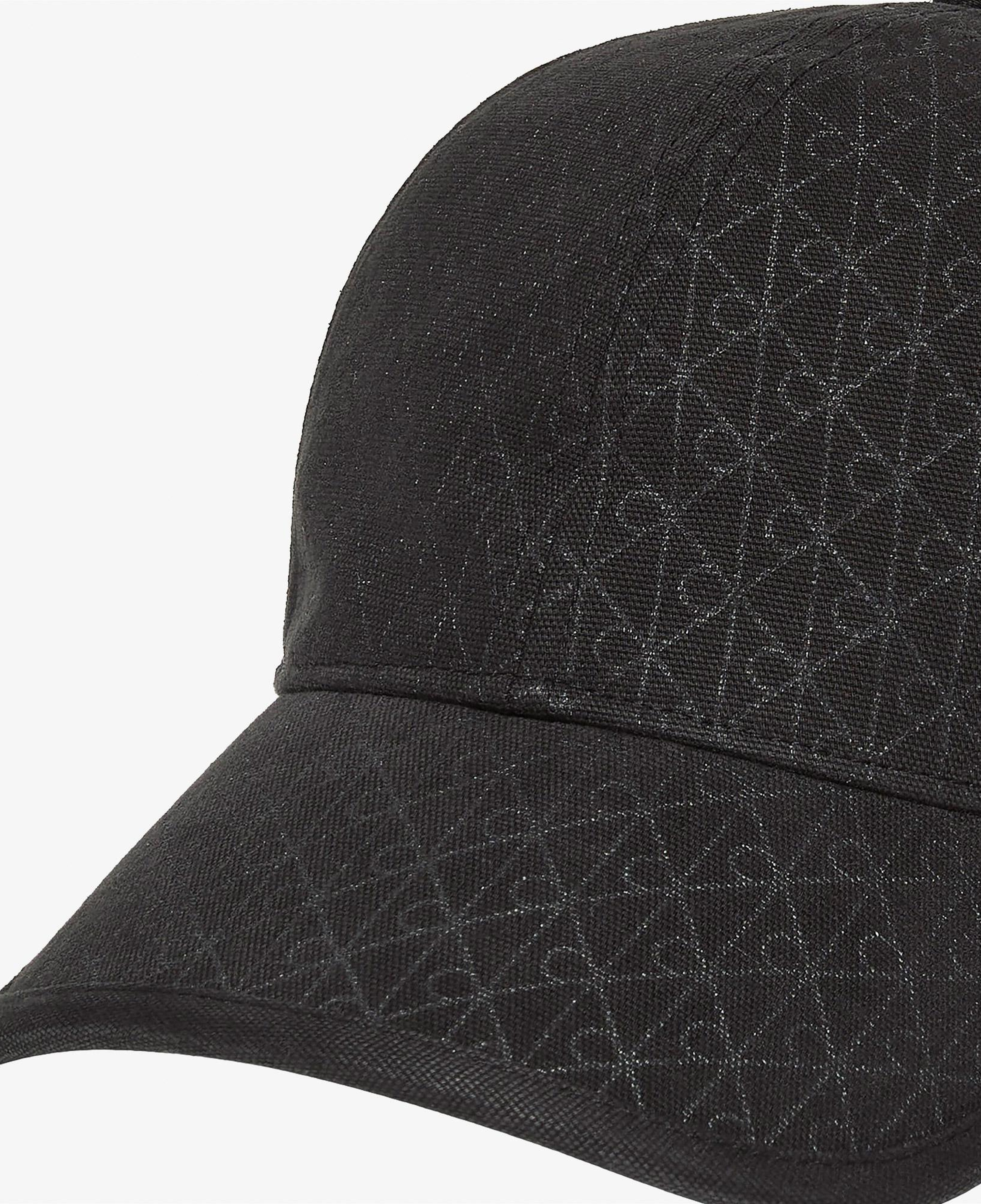 Calvin Klein Emblem Print Leather Patch Erkek Siyah Şapka