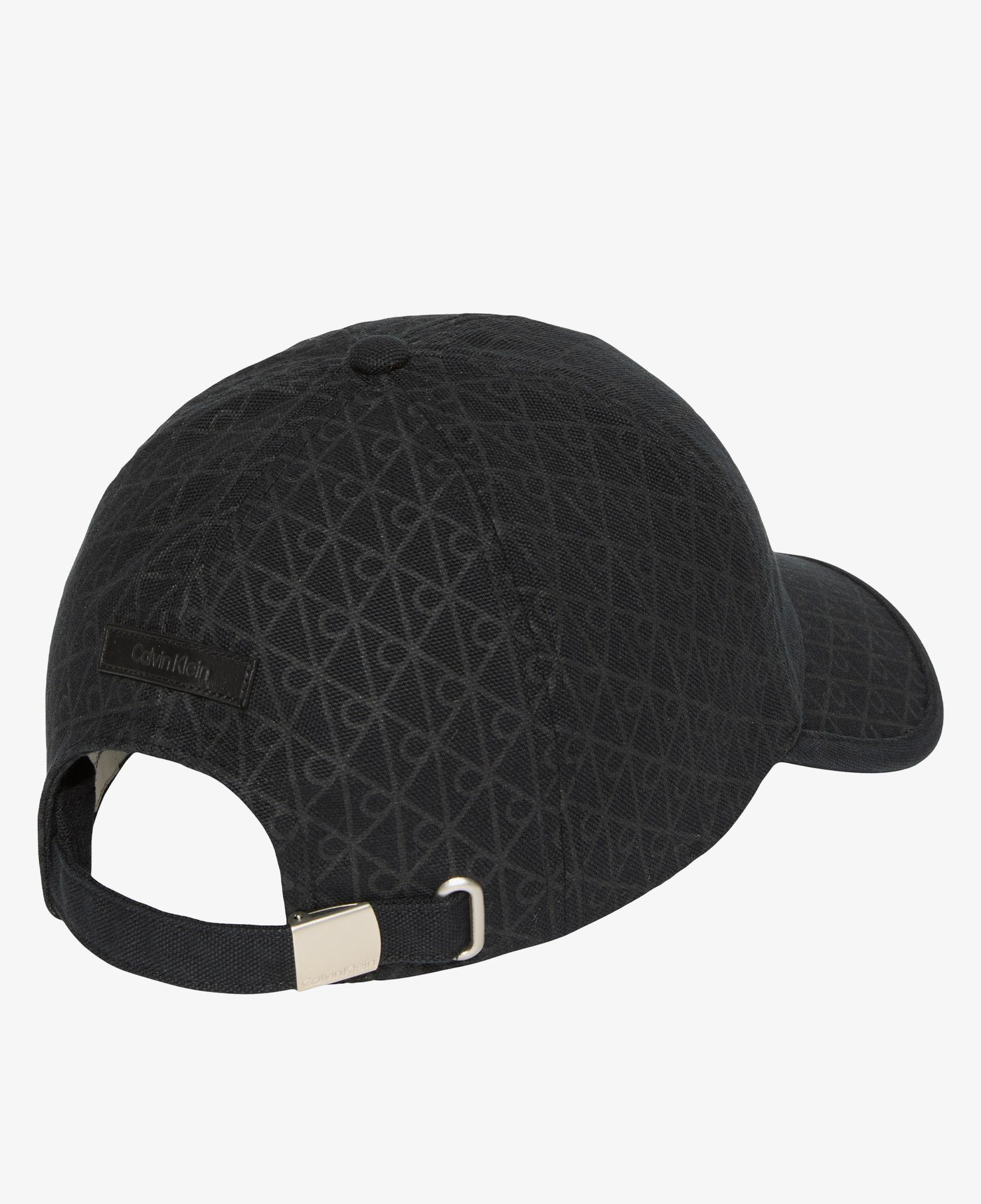 Calvin Klein Emblem Print Leather Patch Erkek Siyah Şapka