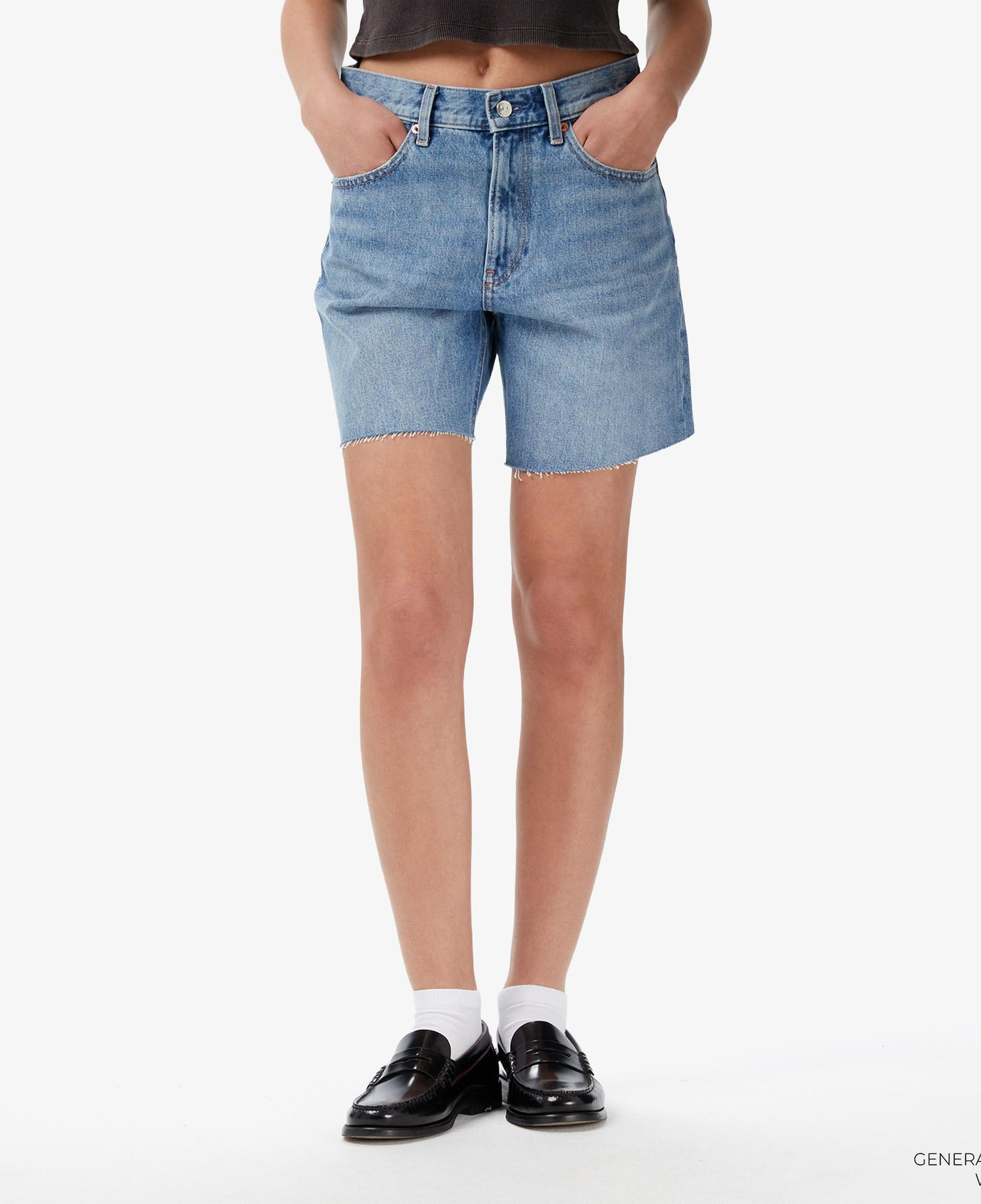 Calvin Klein 90S 6 in Blue Monaco Kadın Mavi Şort