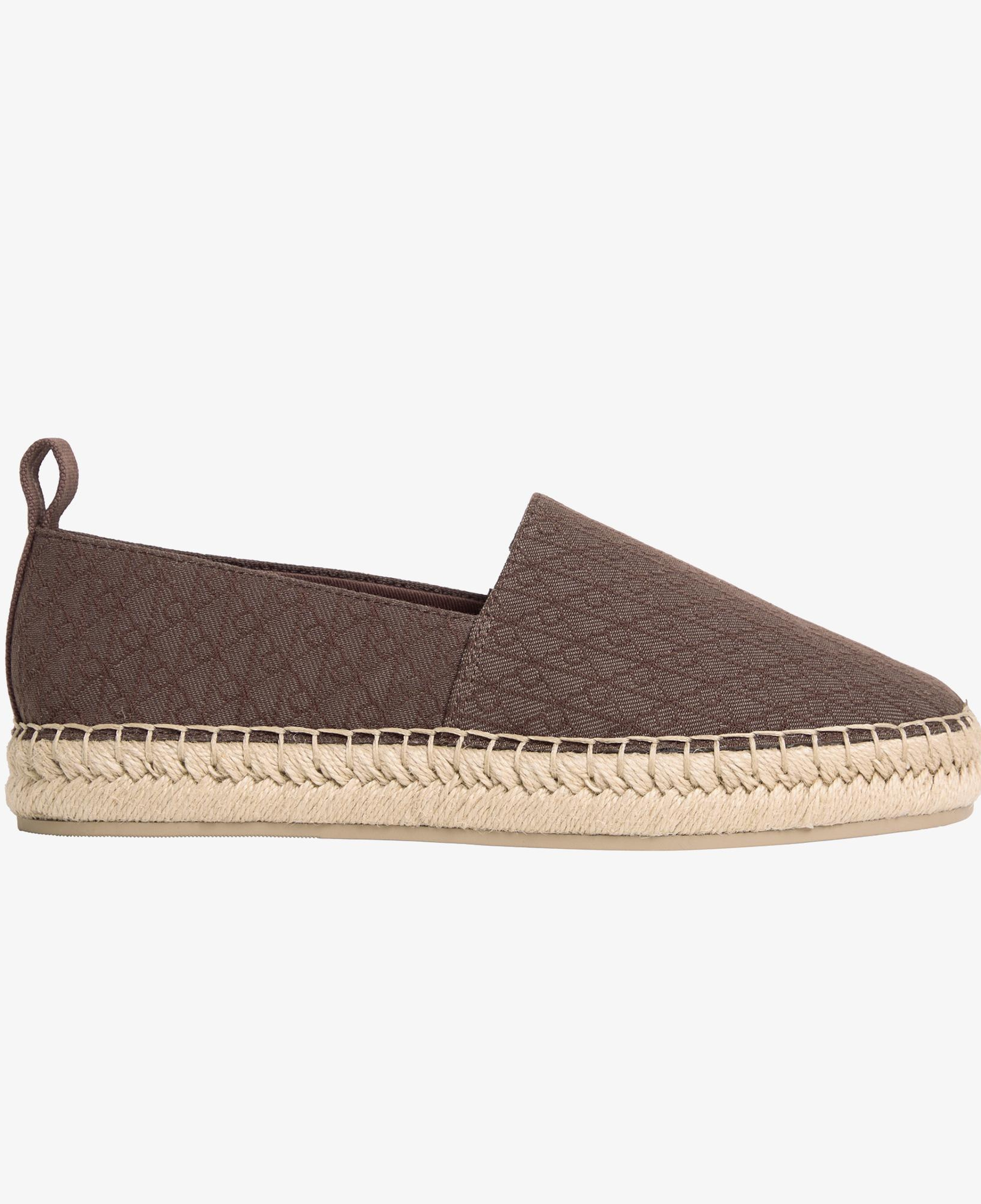 Calvin Klein Oblique Kadın Kahverengi Espadril