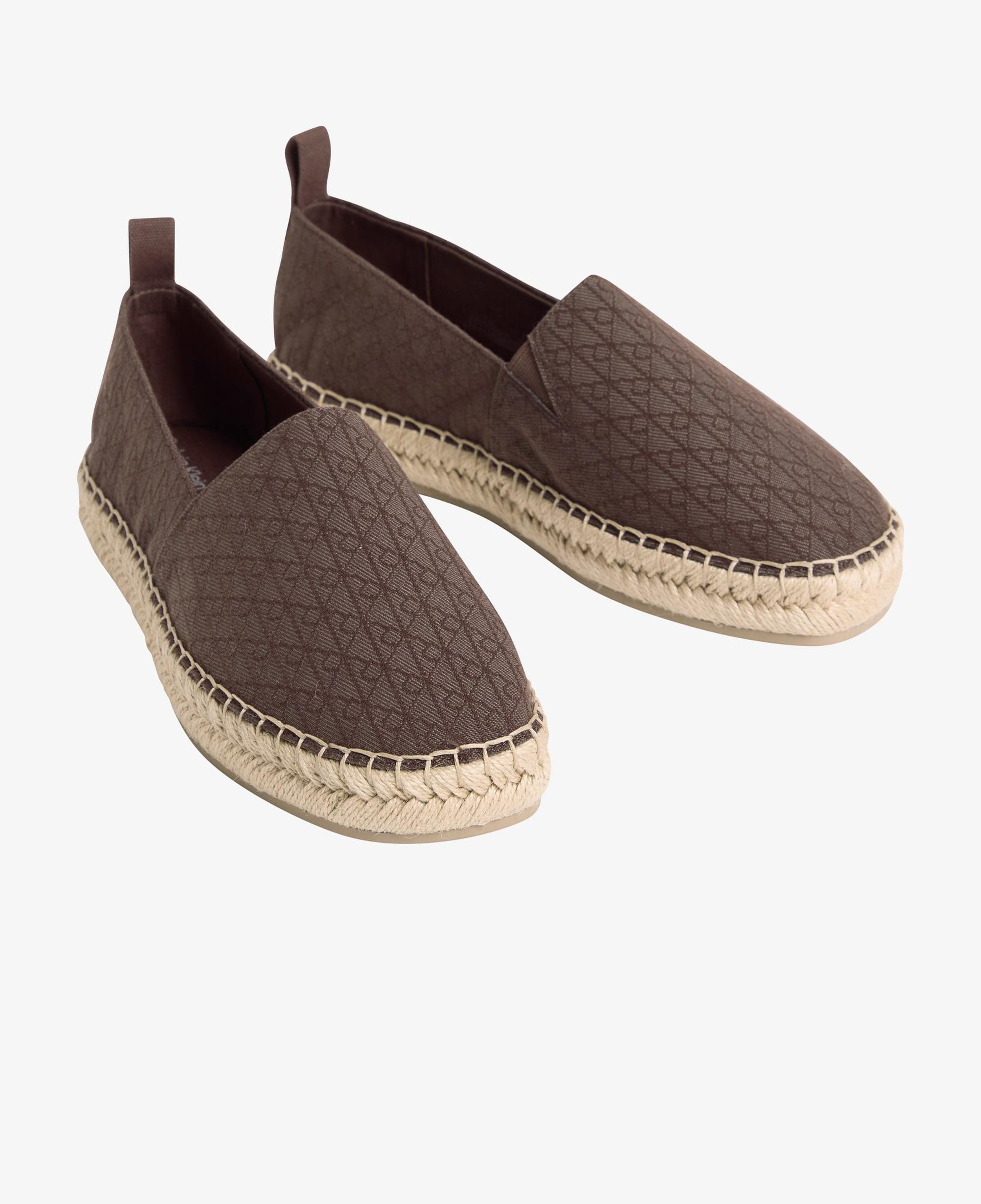Calvin Klein Oblique Kadın Kahverengi Espadril