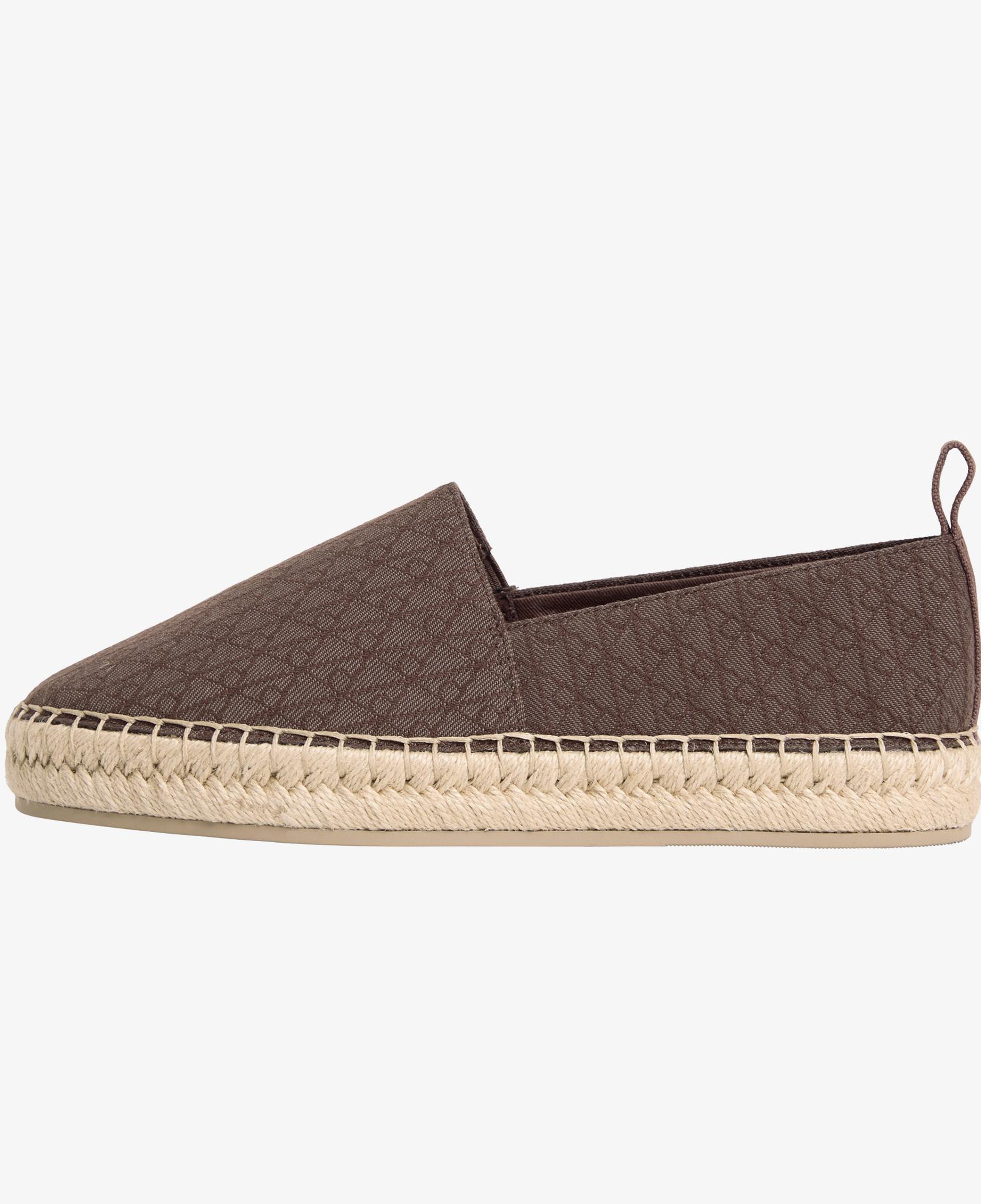 Calvin Klein Oblique Kadın Kahverengi Espadril
