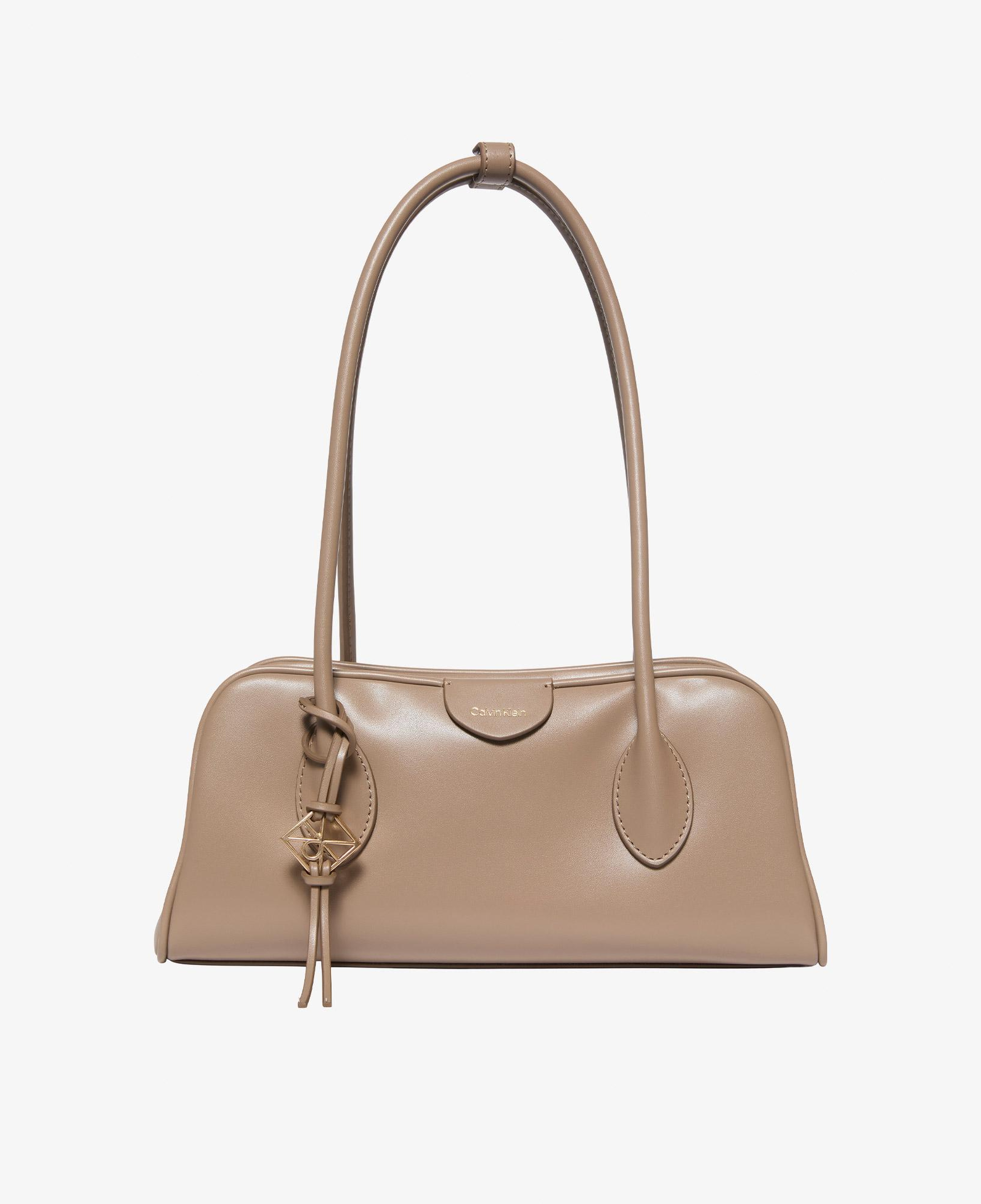 Calvin Klein Emblem Trio Shoulder Kadın Kahverengi Çapraz Çanta