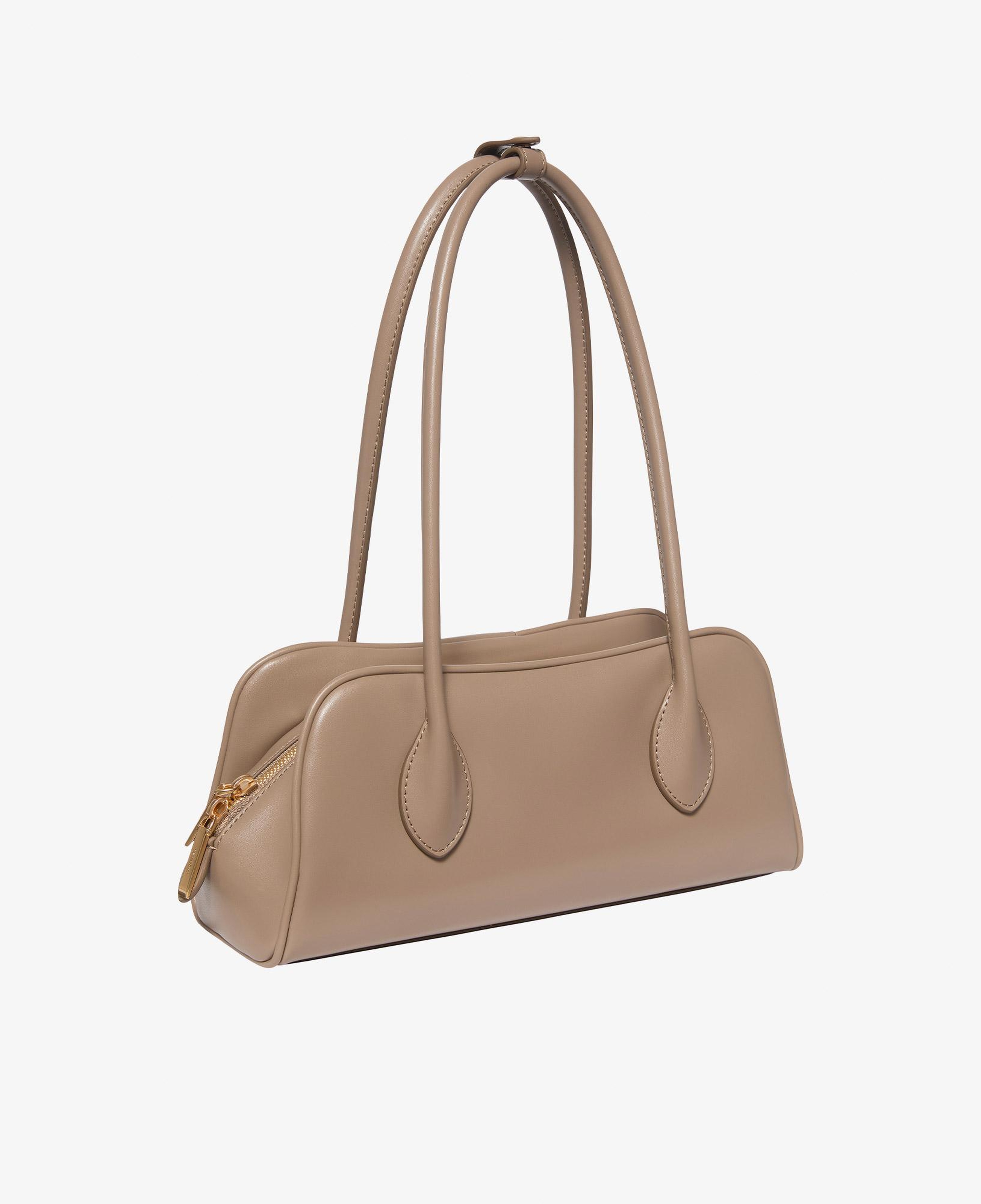 Calvin Klein Emblem Trio Shoulder Kadın Kahverengi Çapraz Çanta