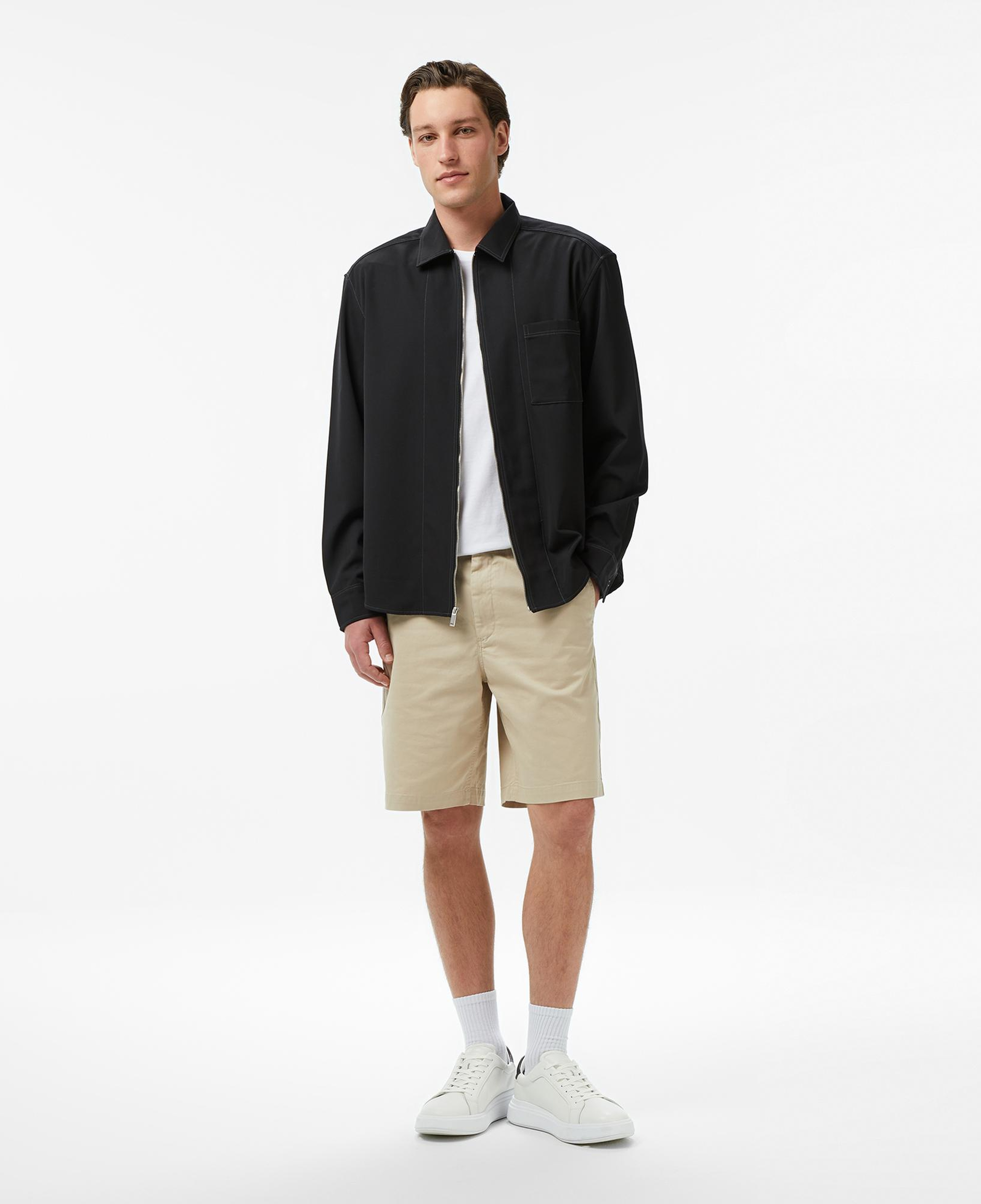 Calvin Klein Straight Comfort Cotton Chino Erkek Kahverengi Şort