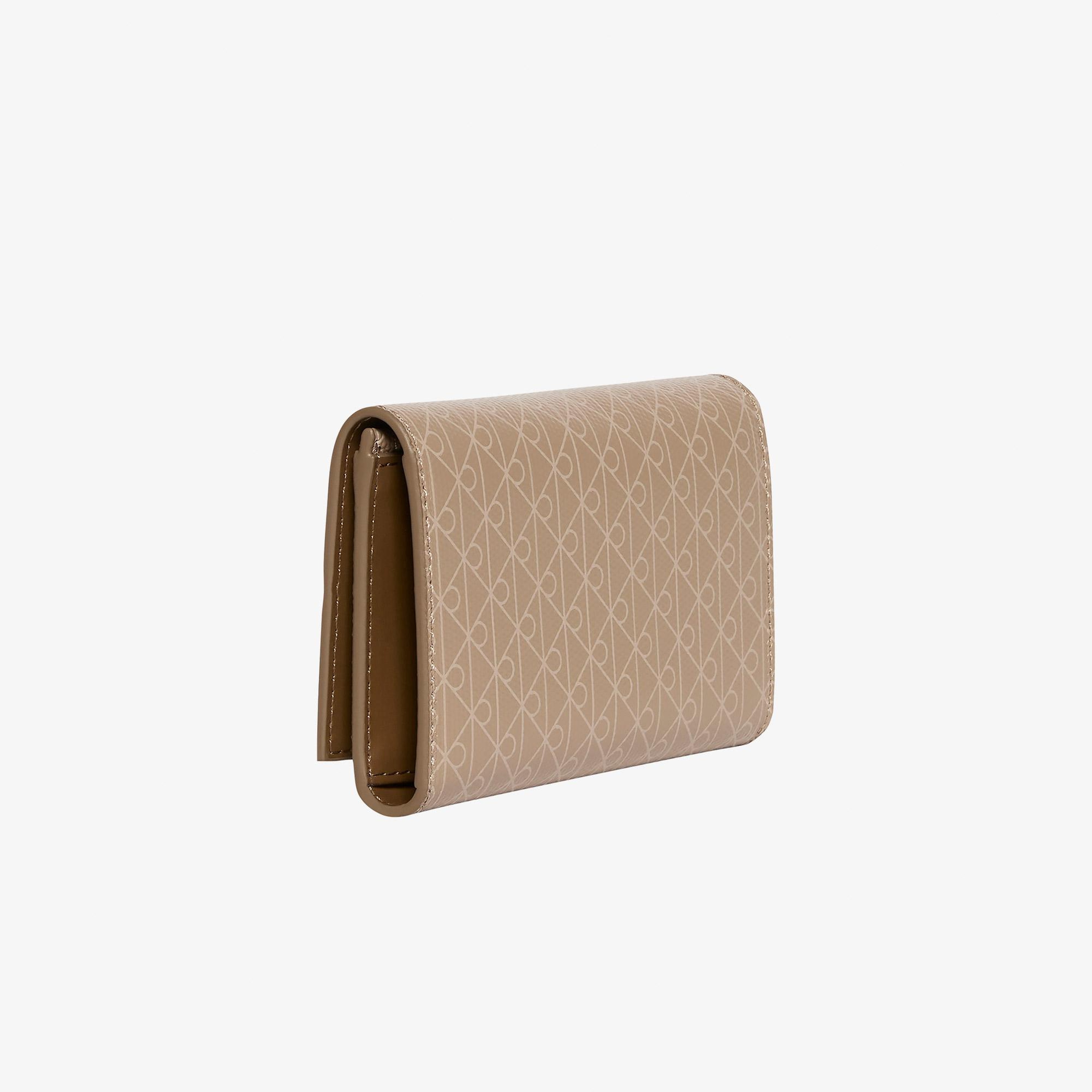 Calvin Klein Emblem Zip Pocket Kadın Haki Kartlık