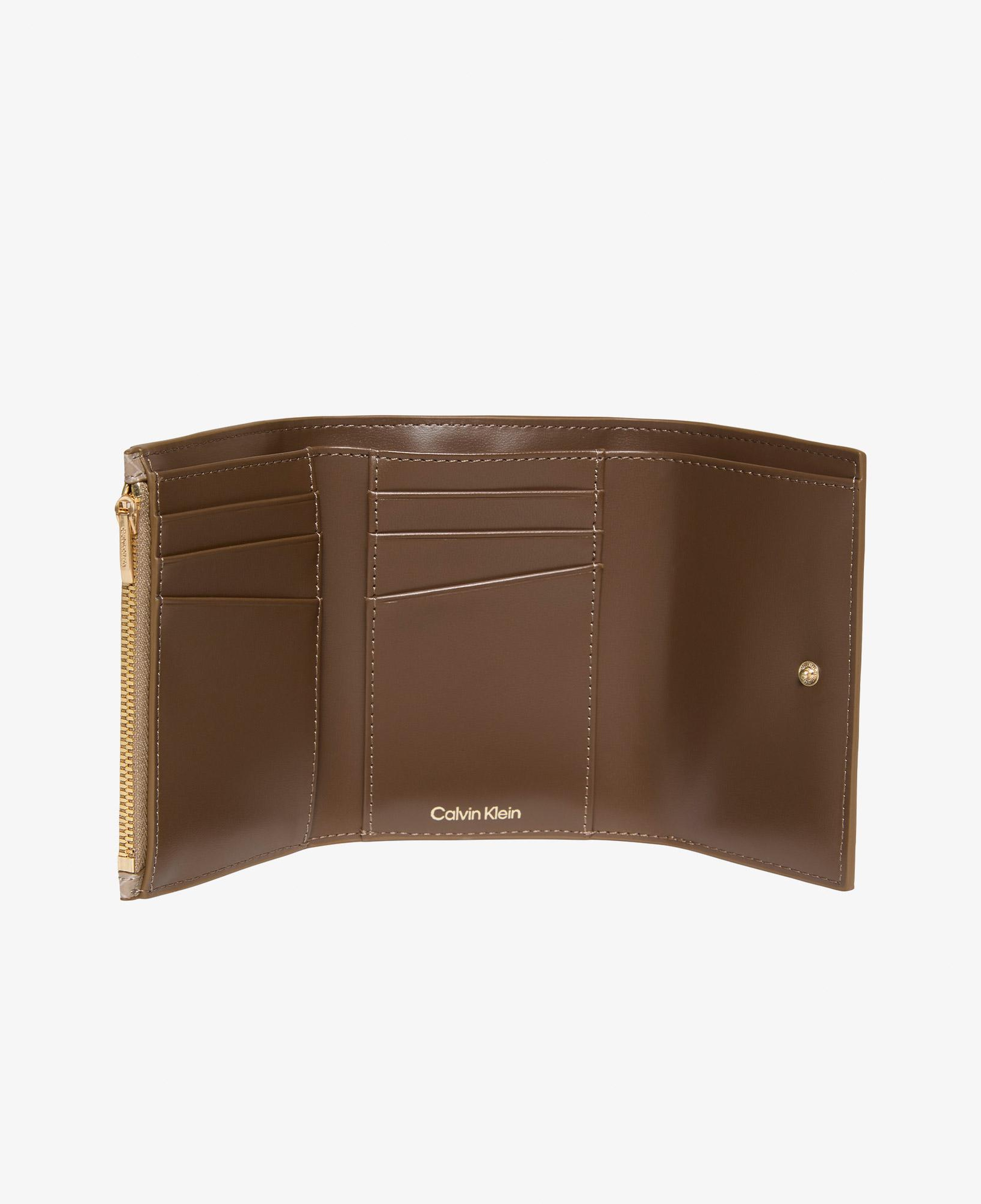 Calvin Klein Emblem Zip Pocket Kadın Haki Kartlık