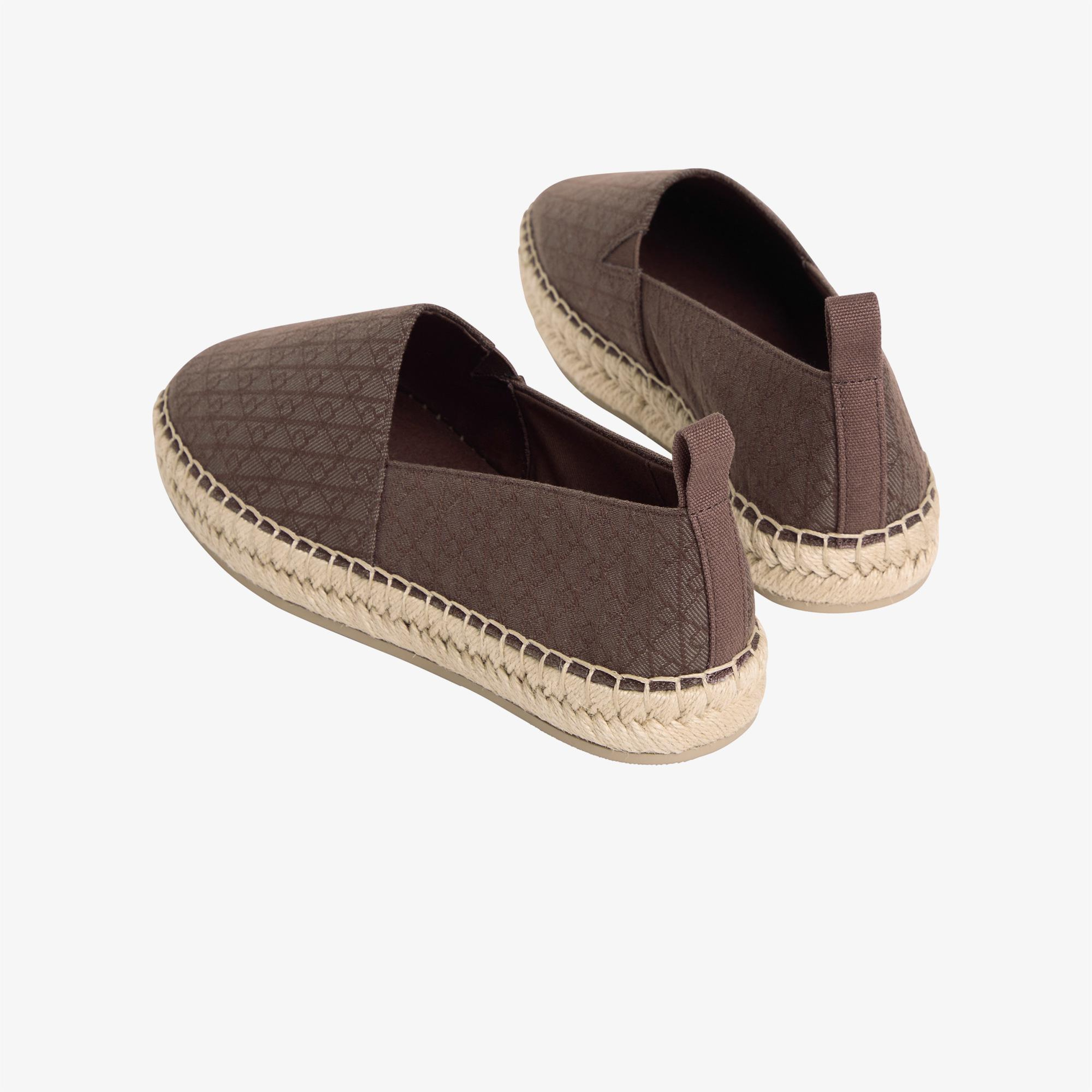 Calvin Klein Oblique Kadın Kahverengi Espadril