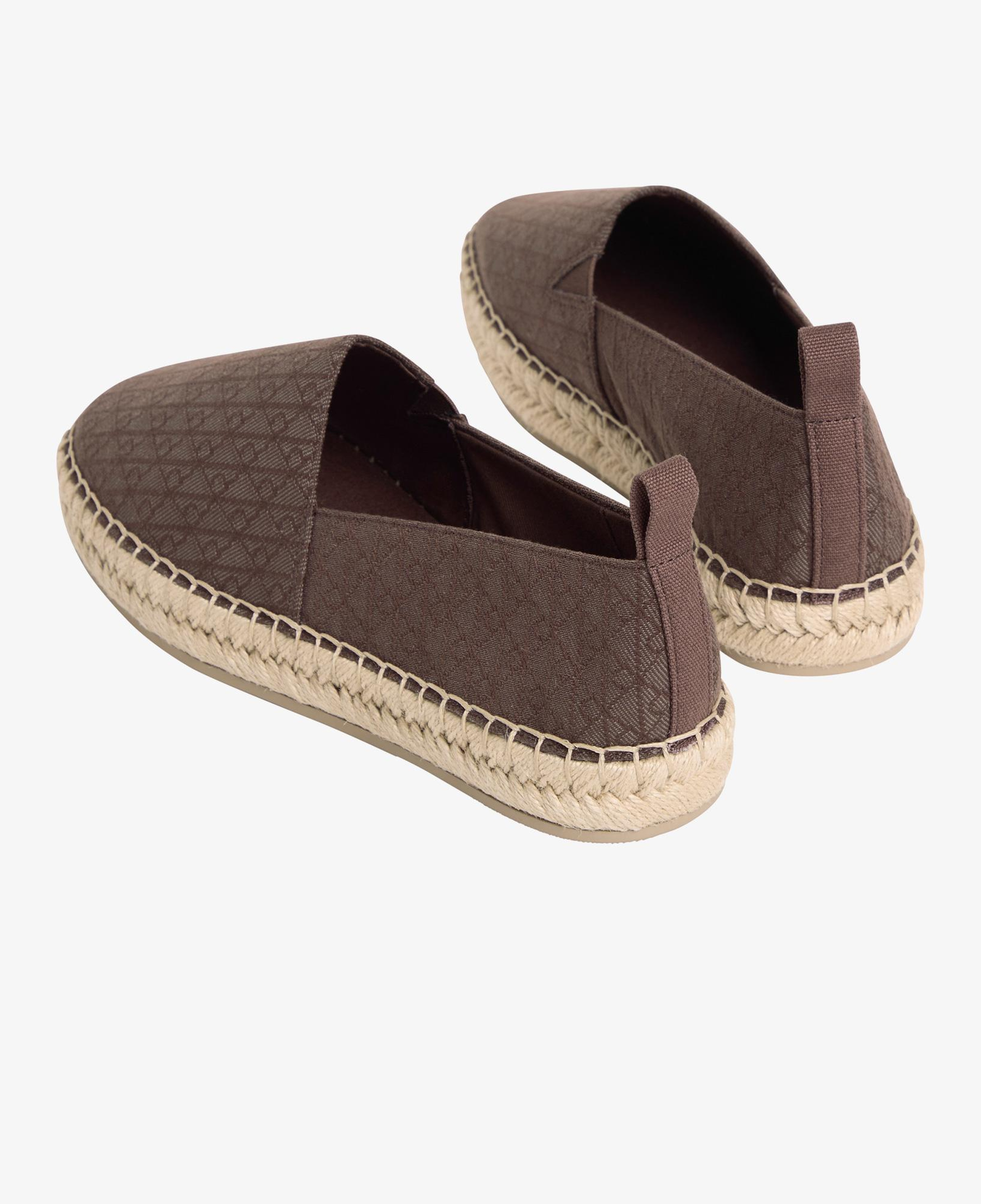 Calvin Klein Oblique Kadın Kahverengi Espadril
