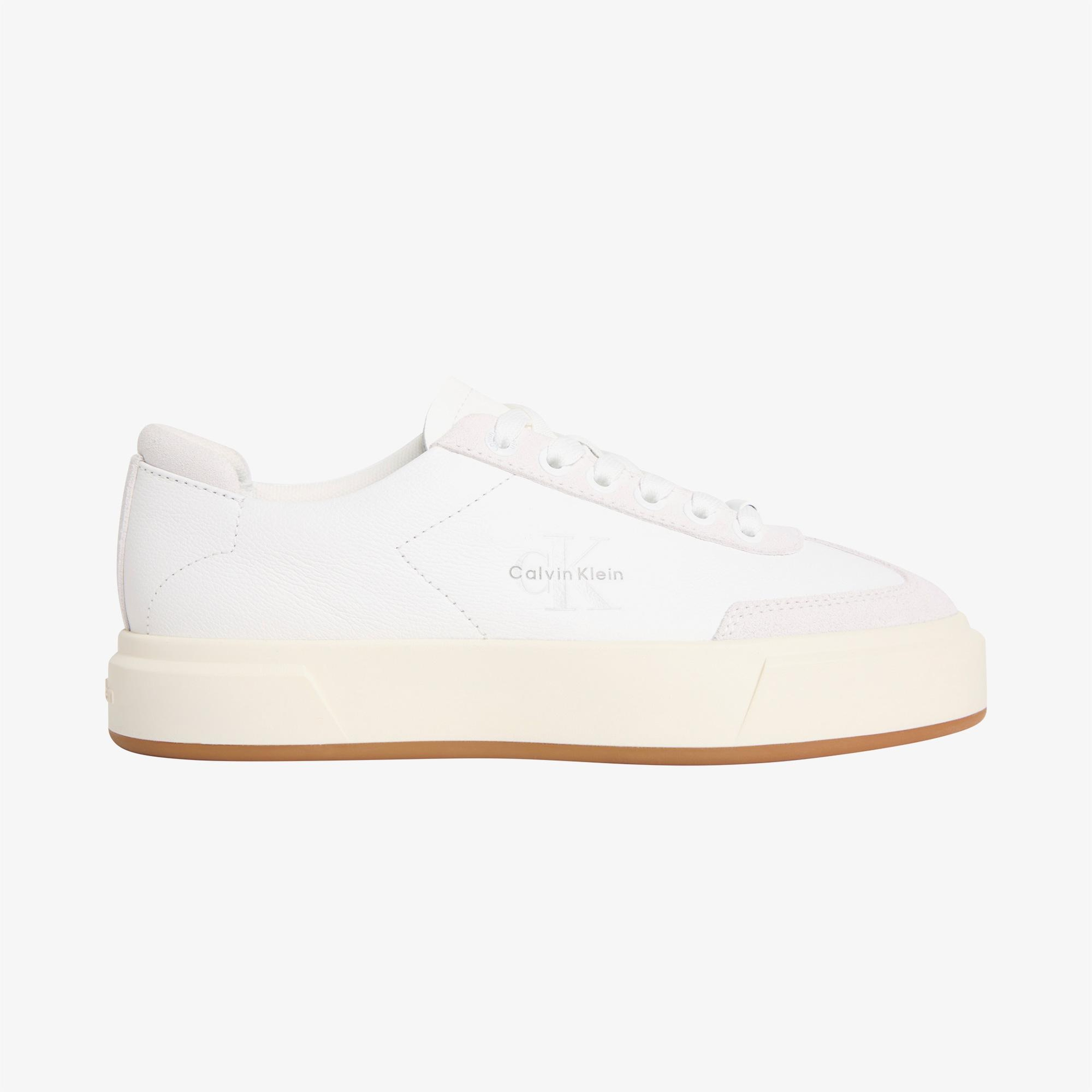 Calvin Klein Basket Cups Kadın Beyaz Sneaker