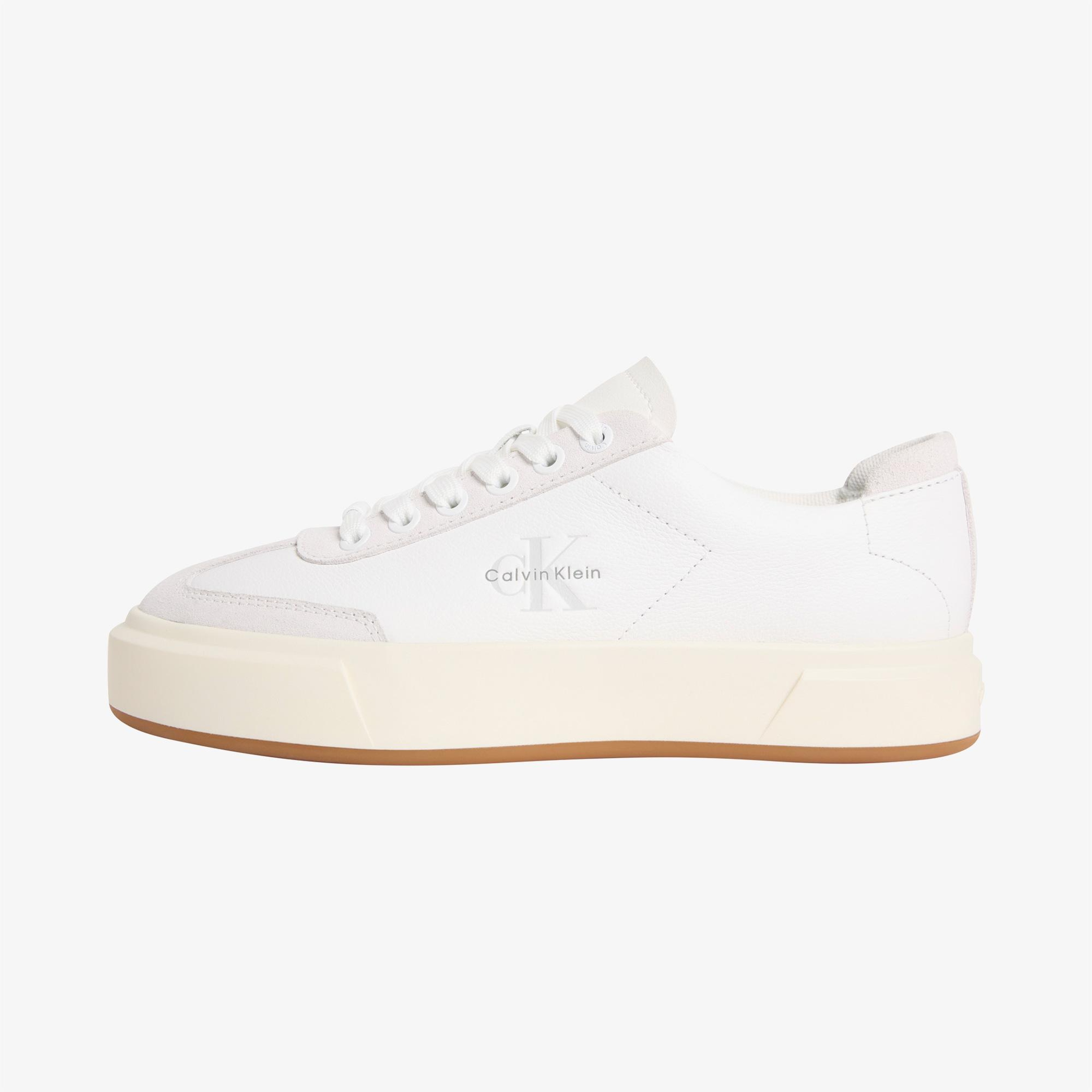 Calvin Klein Basket Cups Kadın Beyaz Sneaker