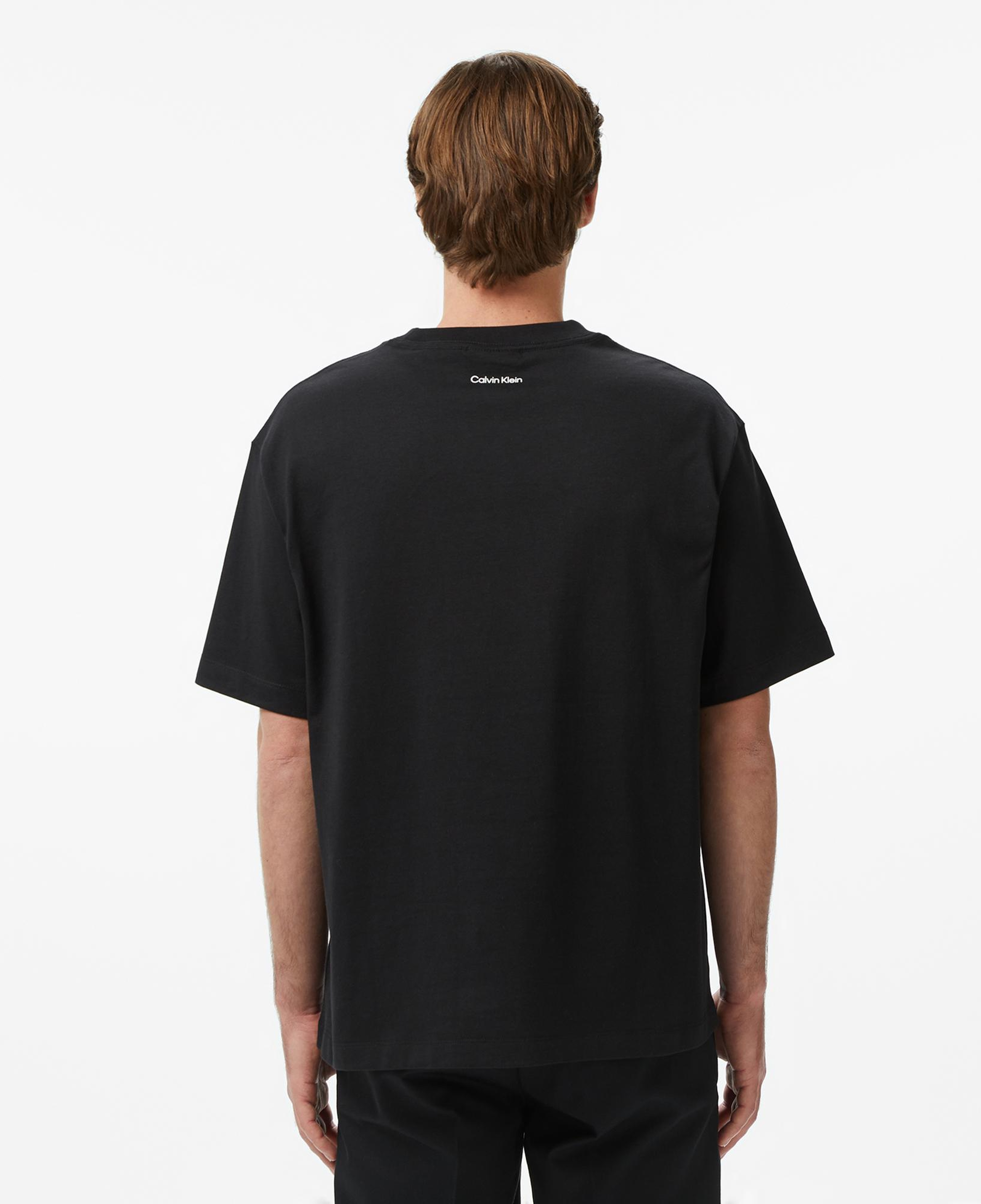 Calvin Klein 16S March Graphic Seasonal Erkek Siyah T-Shirt