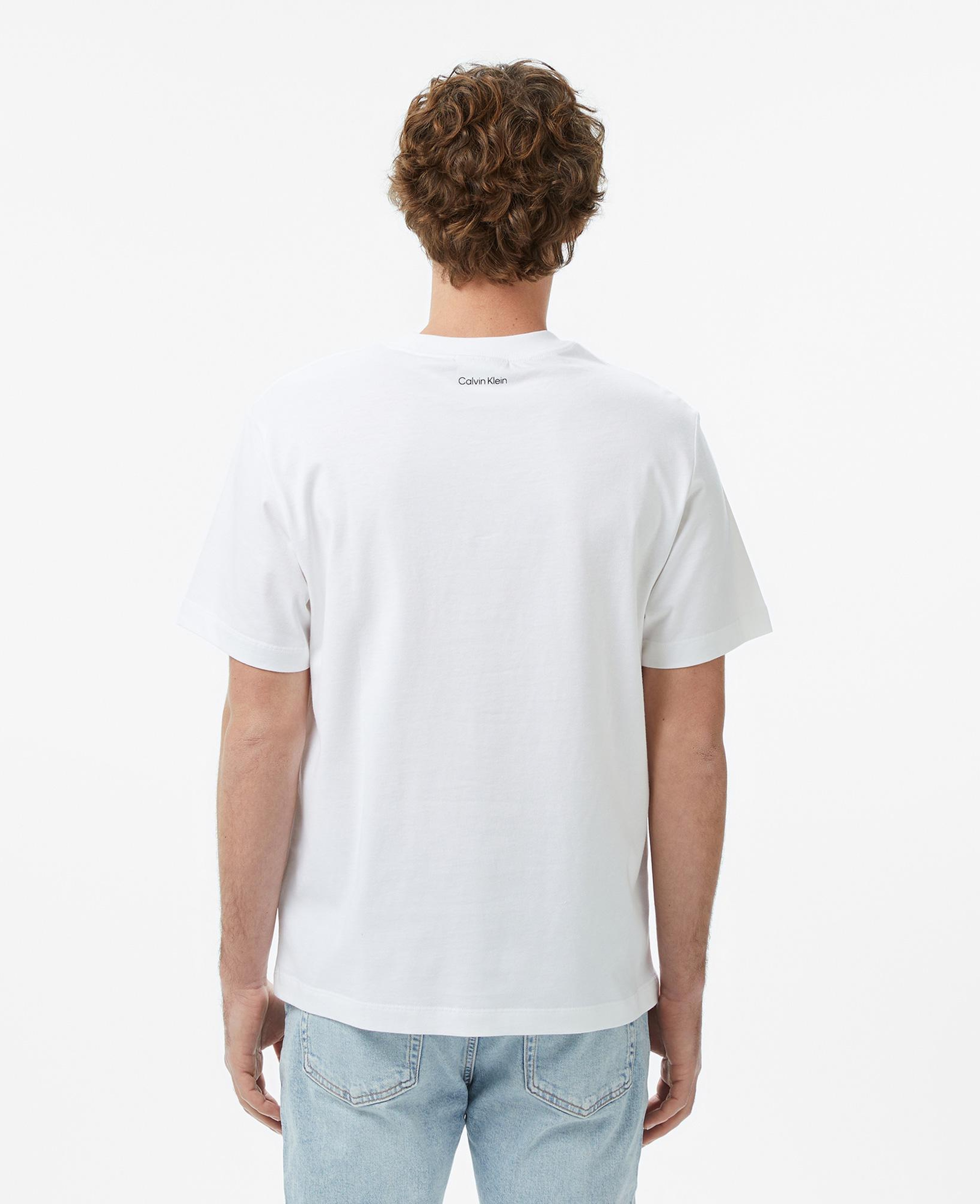 Calvin Klein 20S March Graphic Seasonal Erkek Beyaz T-Shirt