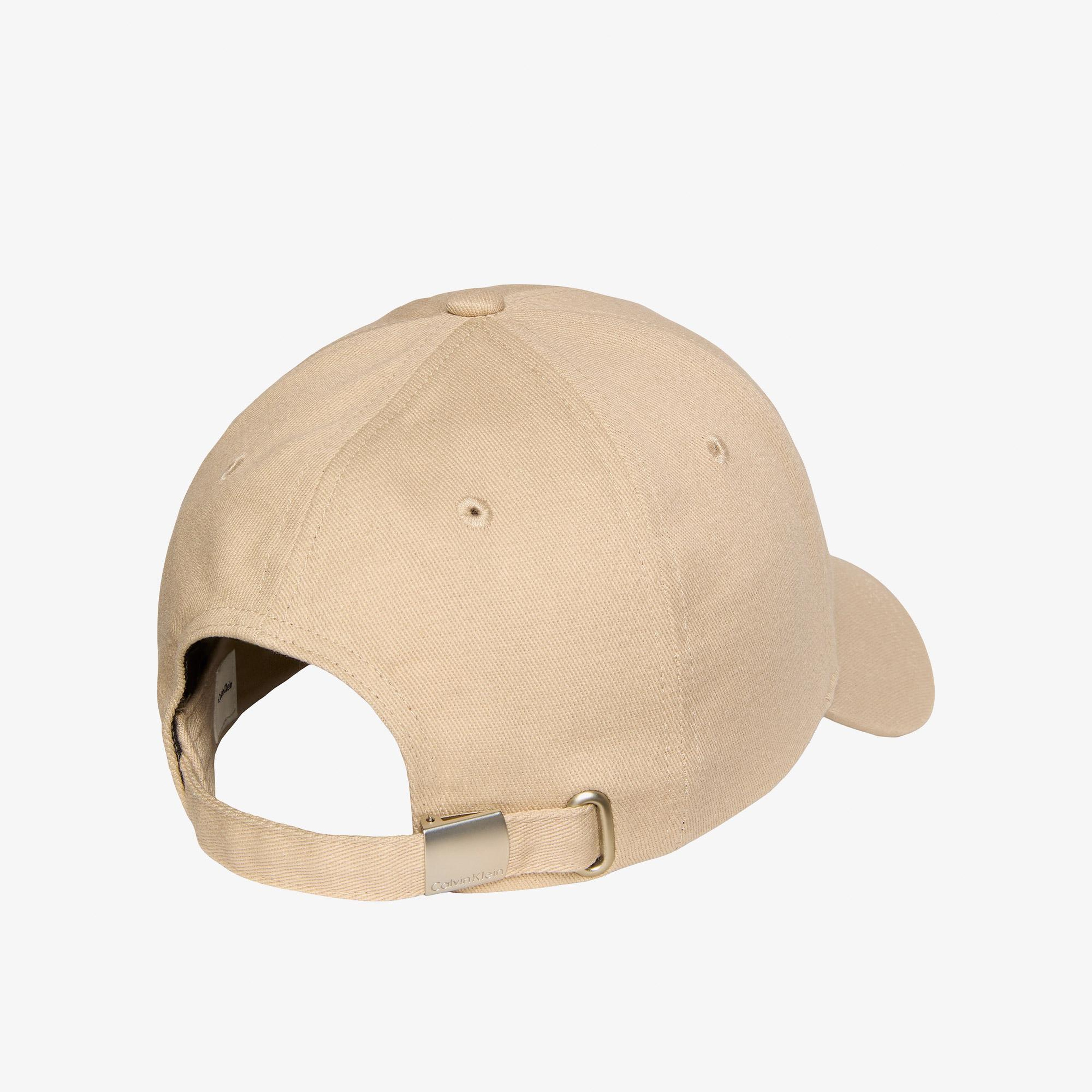 Calvin Klein Monogram Embroidery Baseball Erkek Bej Şapka
