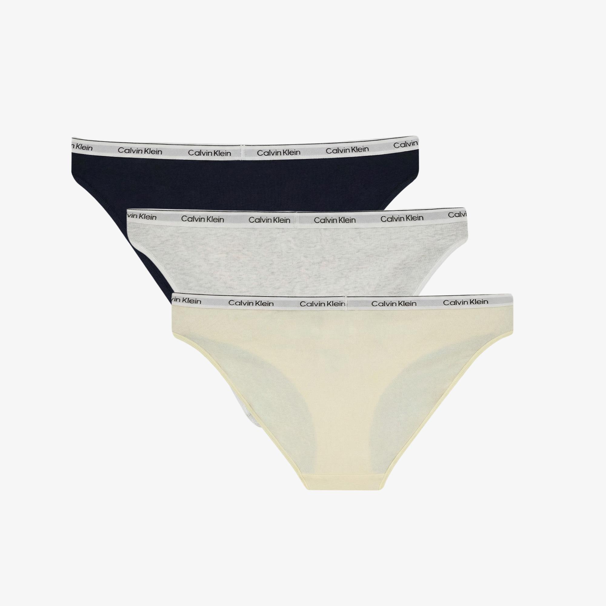 Calvin Klein 3'lü Kadın Yeşil Külot